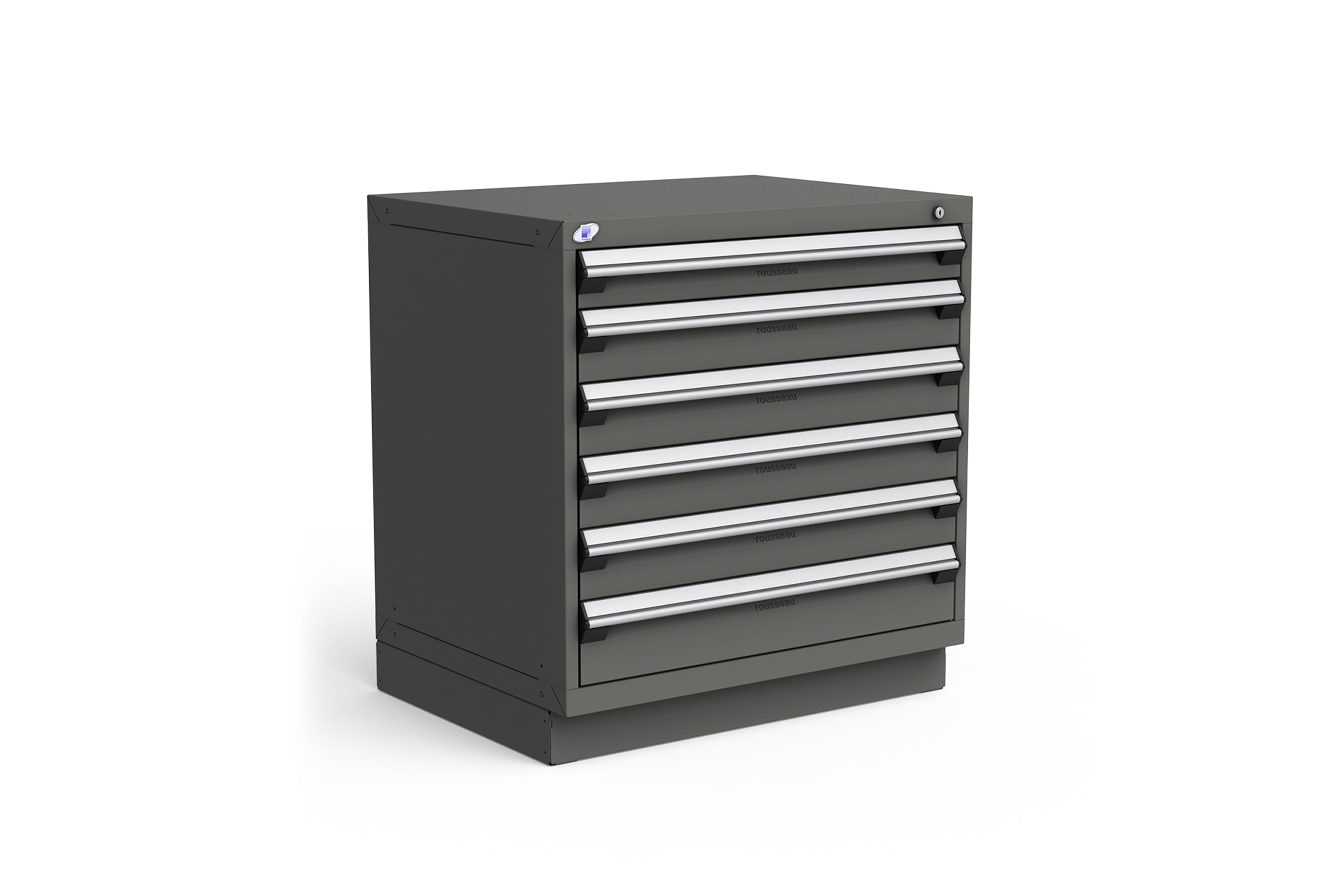 Rousseau 6-Drawer Storage Cabinet - Modern Wooden Dresser for Bedroom & Living Room - Perfect for Organizing Clothes, Toys, and Home Essentials