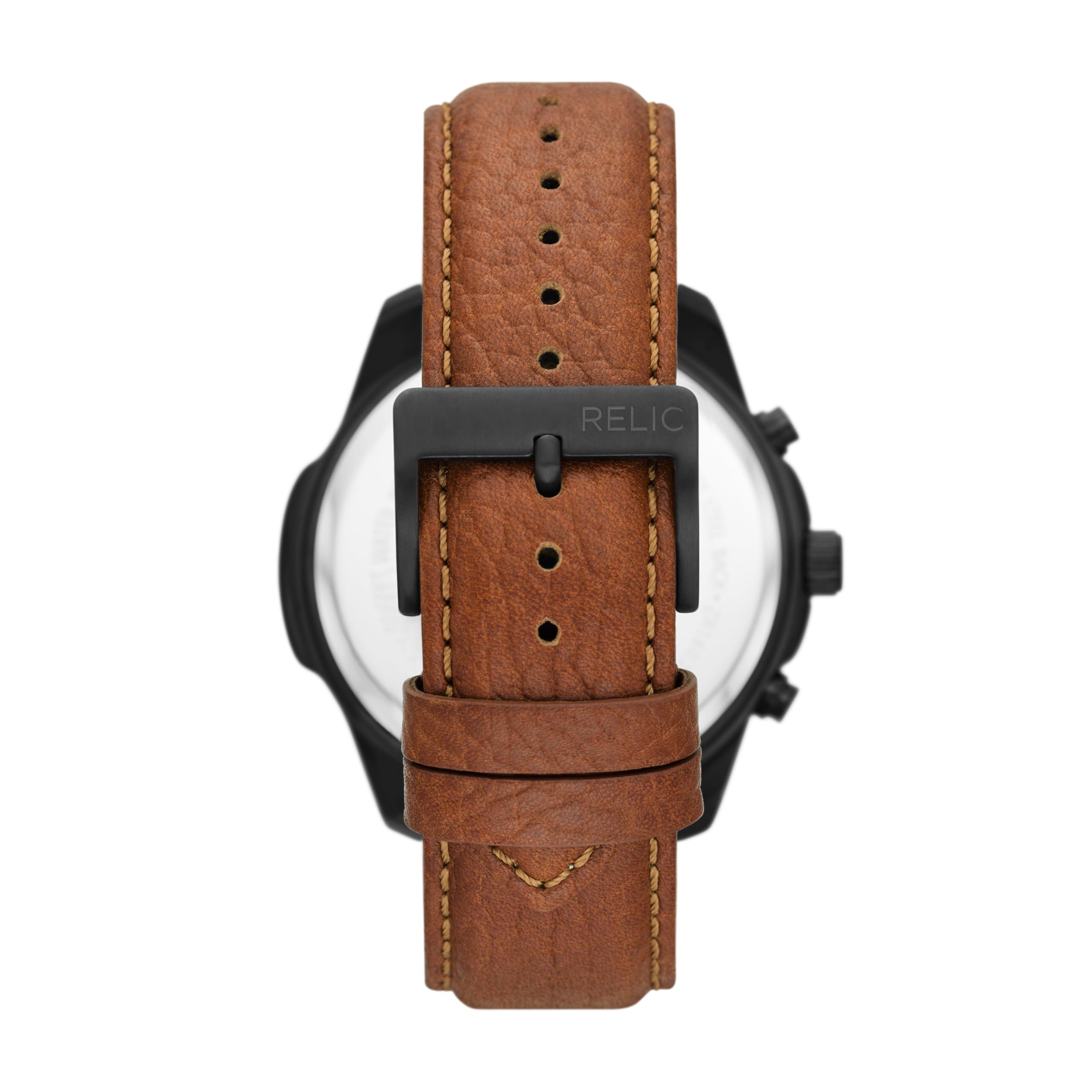 Fossil Daley Chronograph Men's Watch - Stainless Steel, Leather Strap, Water Resistant - Perfect for Business, Casual & Formal Wear