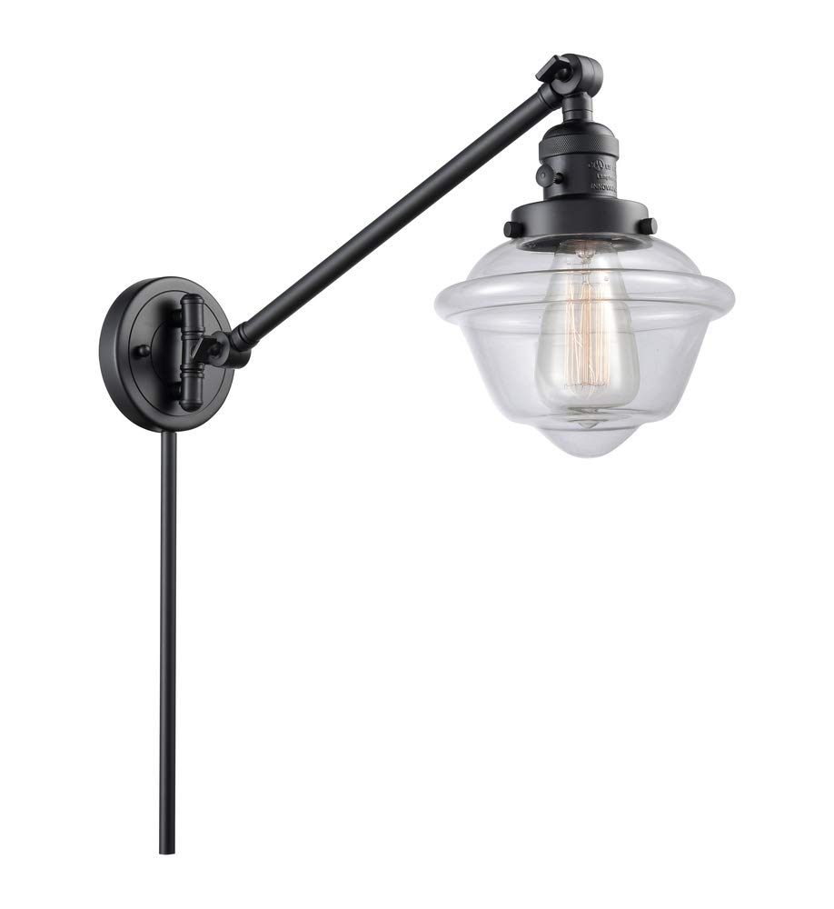 Vintage Dimmable LED Swing Arm Lamp - Black Antique Brass Finish, Adjustable Desk Light for Reading & Office Workspace