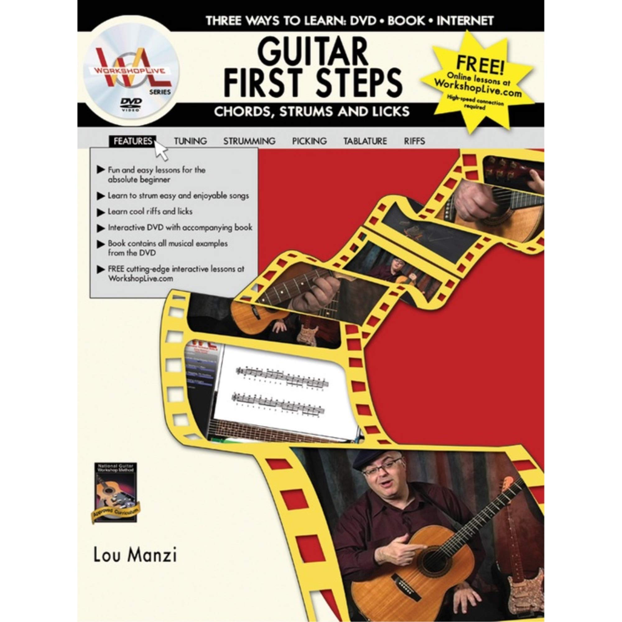 Guitar First Steps - Beginner Guitar Learning Kit with Online Lessons & Practice Tools | Perfect for Kids & Adults Starting to Play Guitar at Home