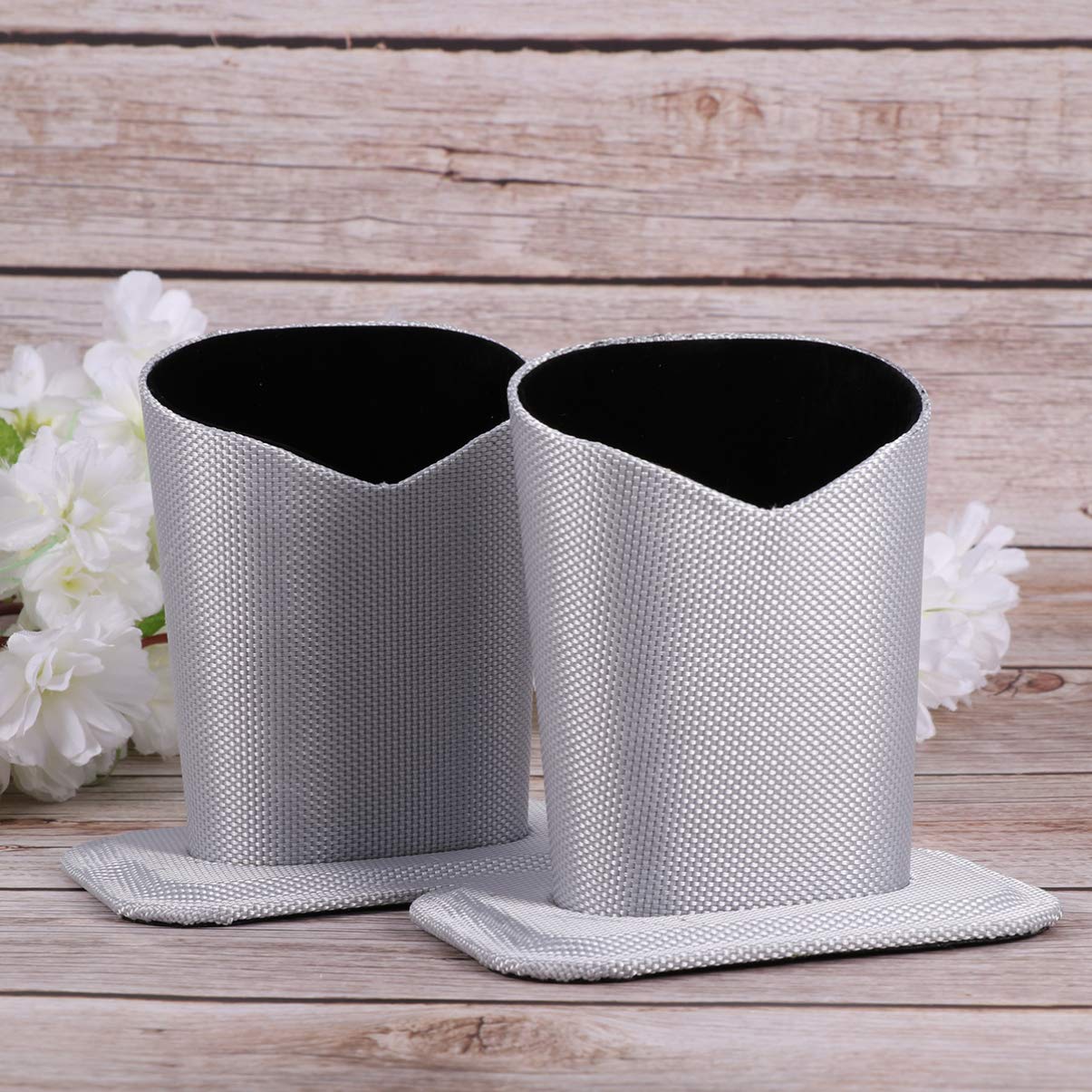 2 Pack Silver Eyeglass Holder & Sunglasses Display Stand - Desk & Nightstand Organizer for Glasses Case - Perfect for Home, Office, and Retail Store Display
