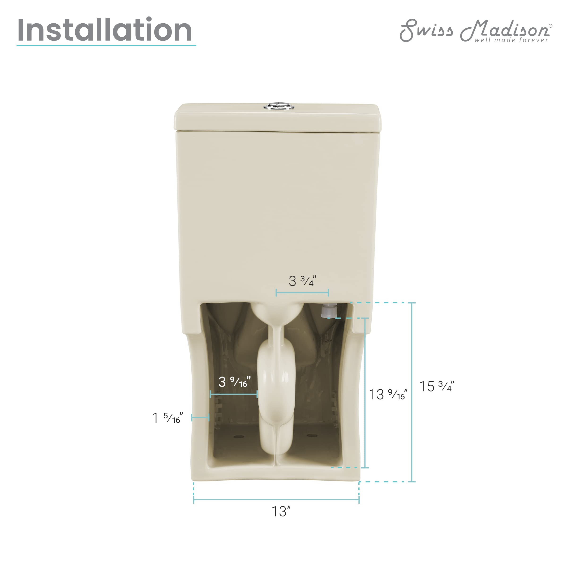 Sublime III One-Piece Round Toilet with Vortex™ Dual-Flush Technology (0.95/1.26 GPF) in Bisque - Water-Efficient Bathroom Solution for Modern Homes