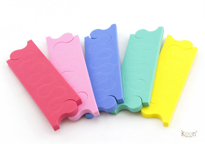 Disposable Pedicure Toe Separators - 4 Hole Soft Foam Spacers for Nail Polish & Pedicure - Perfect for At-Home Manicures, Salon Use & DIY Nail Art