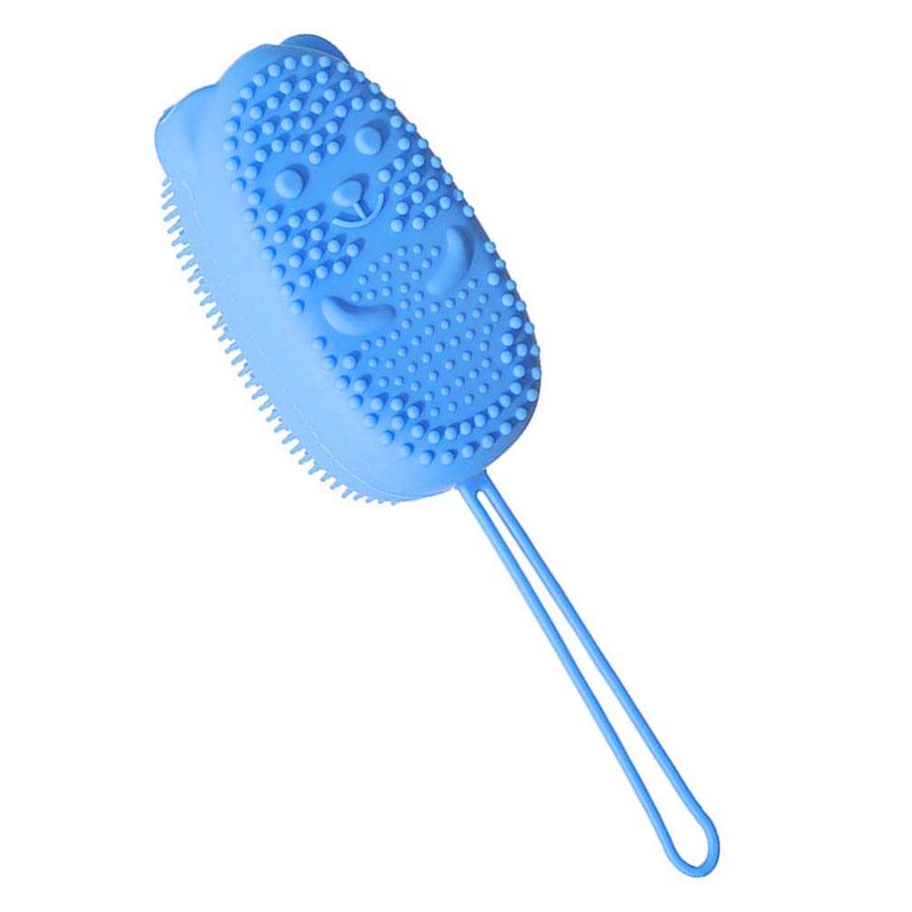 Cabilock Silicone Bath Loofah Brush - Exfoliating Body Scrubber for Men & Women, Soft Shower Sponge with Bubble Kit, Convenient Bath Accessory for Kids & Adults - Perfect for Sensitive Skin & Spa Days