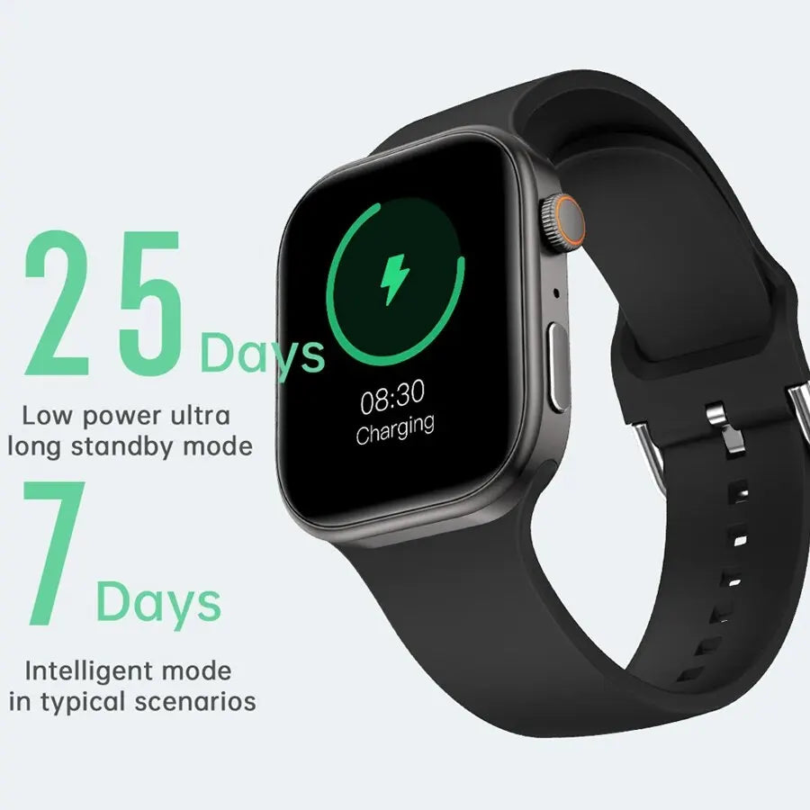 Smart Watch with Call & Message Alerts, Fitness Tracker, Heart Rate Monitor - Wireless Bluetooth Smartwatch for Android & iPhone - Perfect for Workouts, Running & Daily Activity Tracking