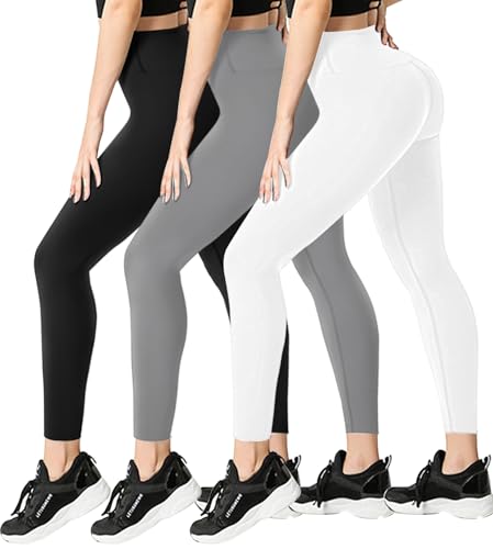 3 Pack Black,dark Grey,white