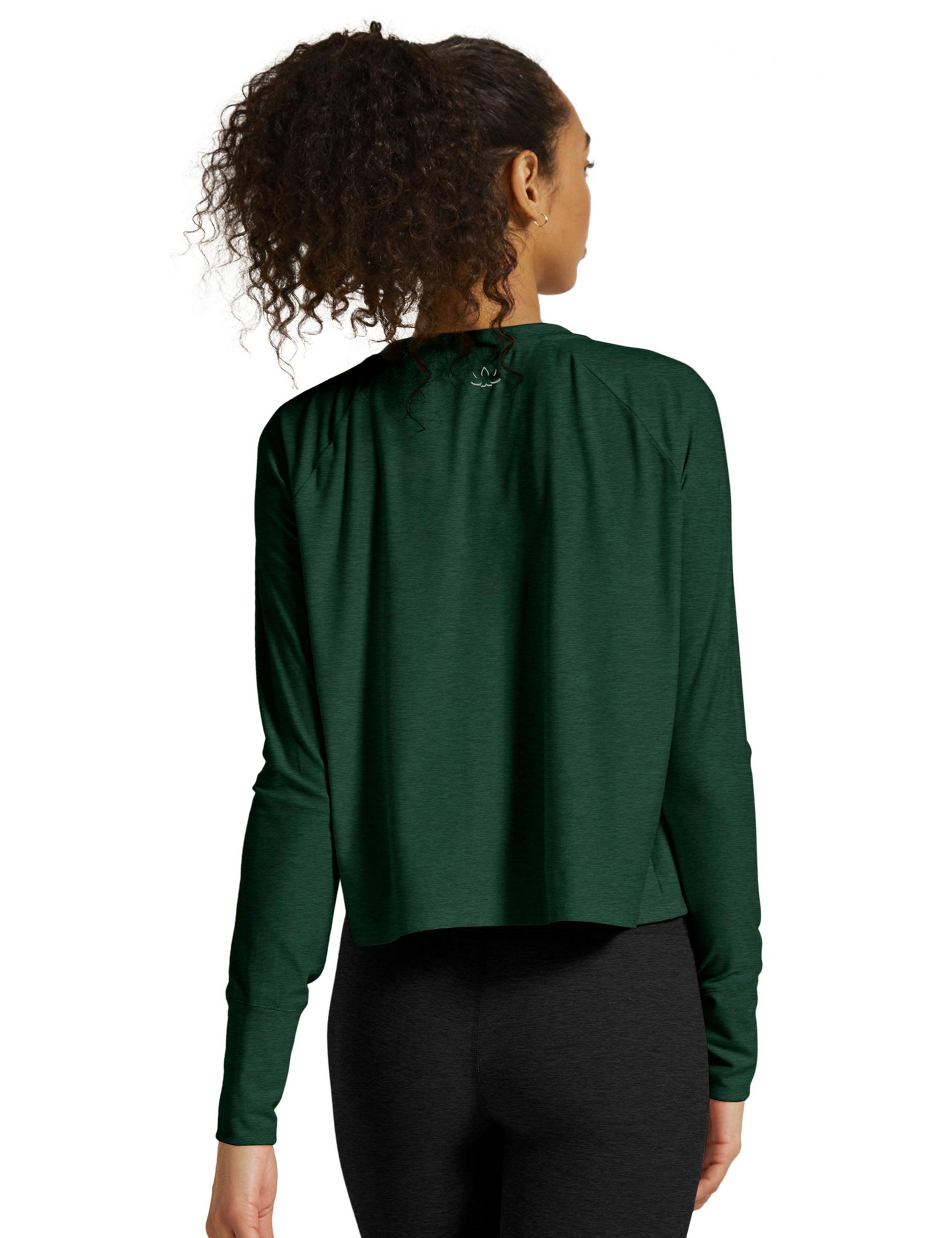 Featherweight Daydreamer Pullover - Soft Lightweight Sweatshirt for Women in Dark Spruce Green Heather | Perfect for Casual Wear, Lounge & Outdoor Activities