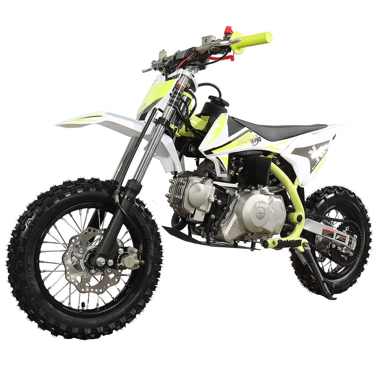 X-PRO X12 110cc Kids Dirt Bike - Automatic Transmission, Electric Start Gas Pit Bike for Youth with 12