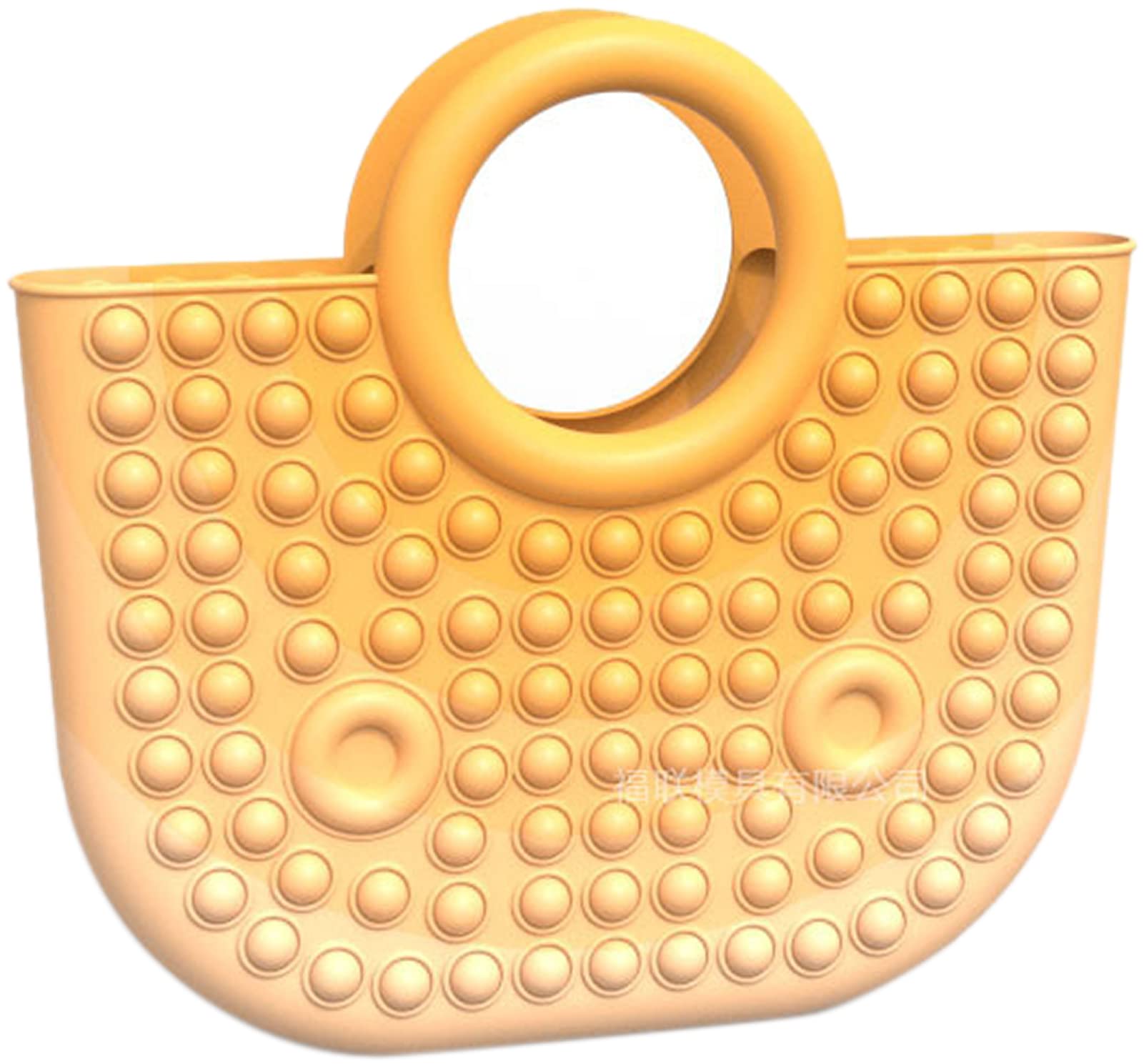 QZUnique Pop Purse Fidget Tote Bag - Push Bubble Silicone Handbag for Women & Ladies - Stress Relief & Sensory Toy - Perfect for Anxiety Relief, Office, Travel & Daily Use