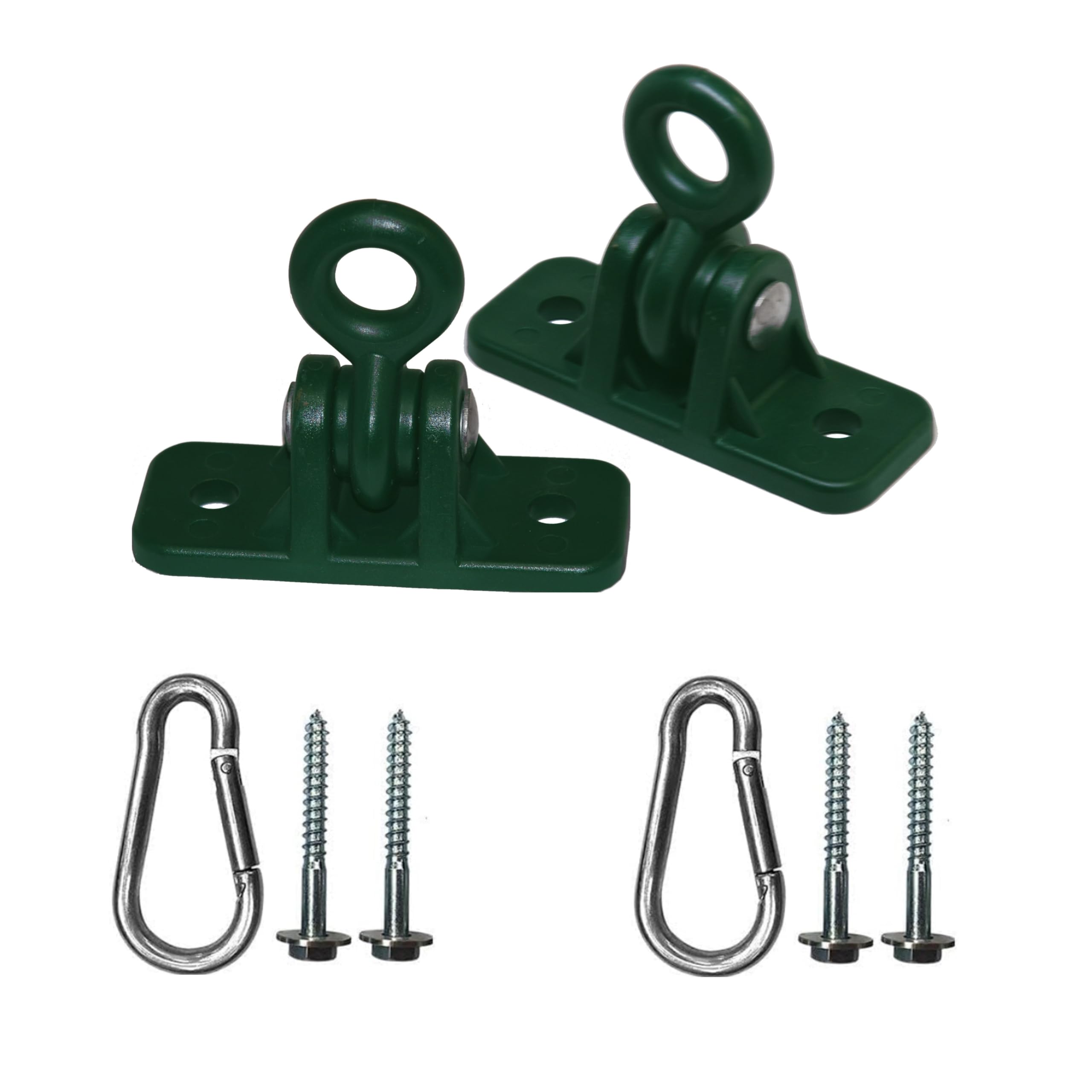 Heavy Duty Swing Hangers with Hardware - 500+ lb Capacity for Playground Wooden Sets (2 Pack) - Indoor & Outdoor Use for Backyards, Parks, and Play Areas