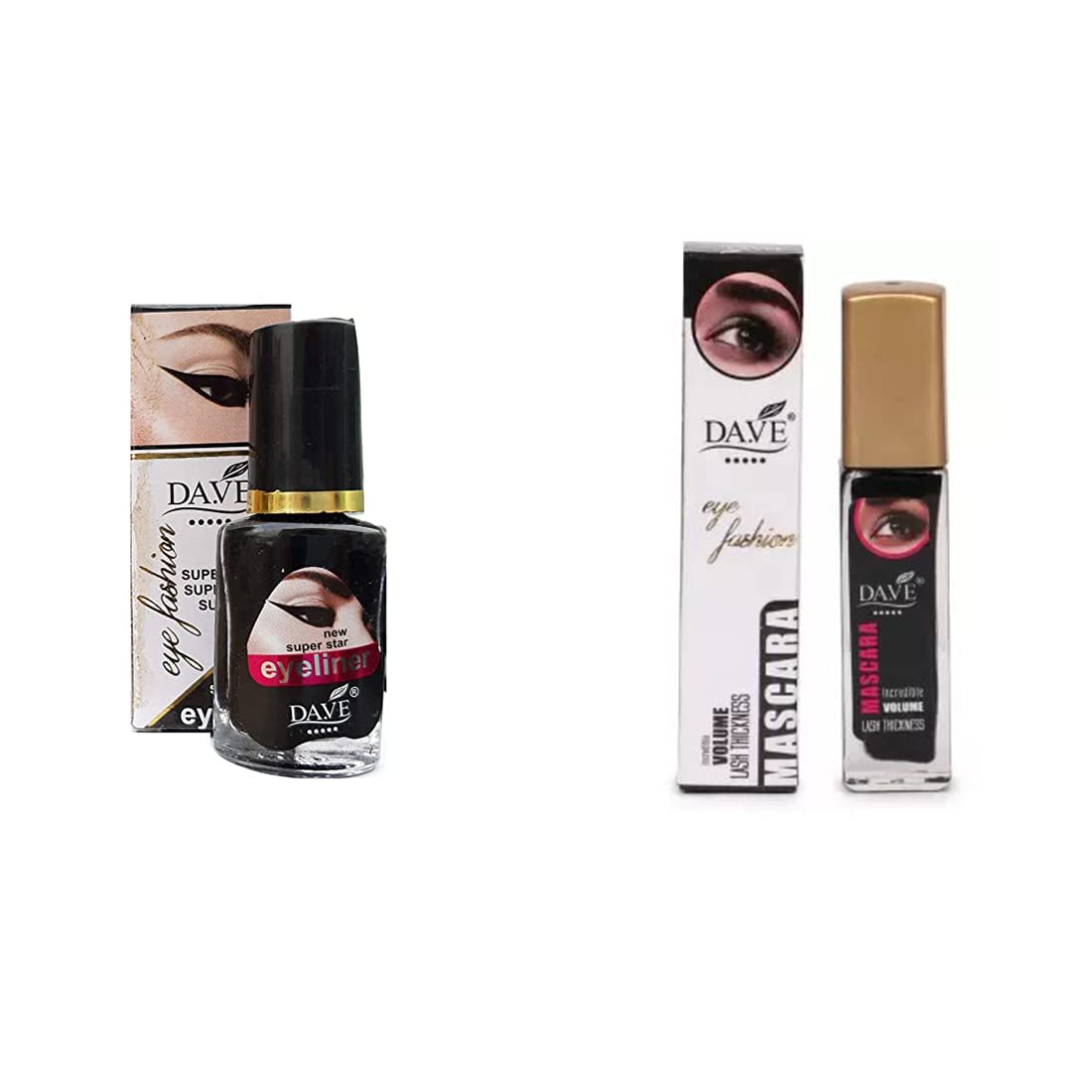 DA.VE Makeup Essentials Combo - Compact Powder, Liquid Foundation, Beauty Blenders & Eyeliner Set for Flawless Makeup Application | Perfect for Daily Use, Travel & Professional Makeup Kits (DCombo-CFPEM-C117-F2-P-M200-EF)