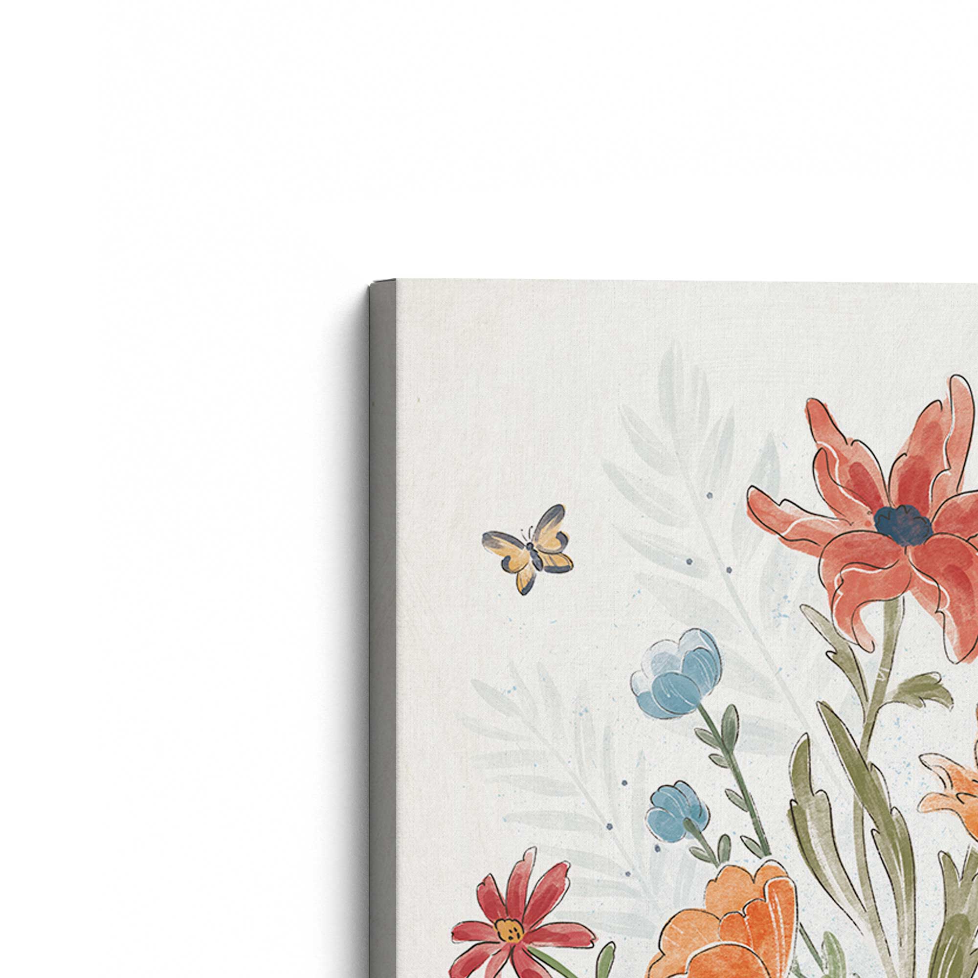 Garden Melody in Bloom - Large Canvas Wall Art Print for Home & Office Decor | Perfect for Living Room, Bedroom & Office Spaces
