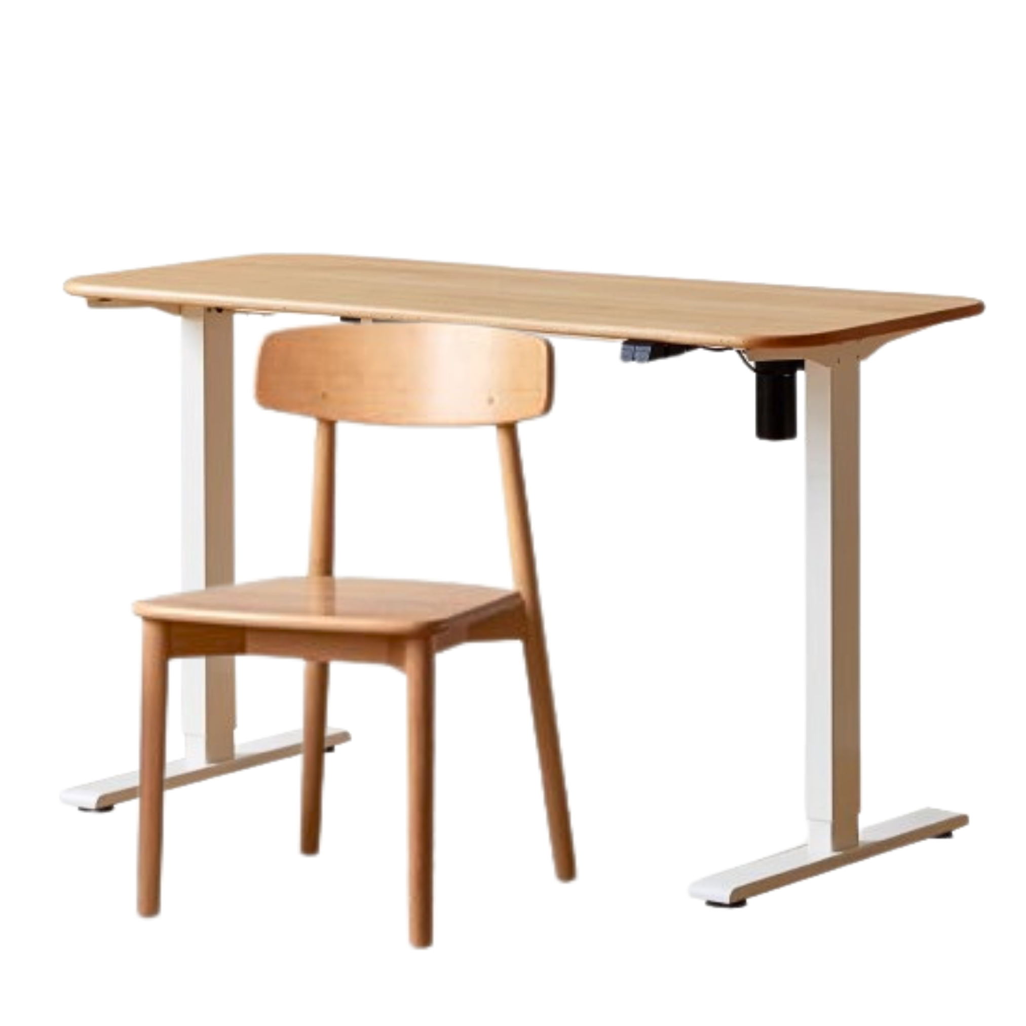 47.2x22x28.7-47.6 inch/ 120x56x73-121cm/ Natural Wood Color/ lift table + dining chair