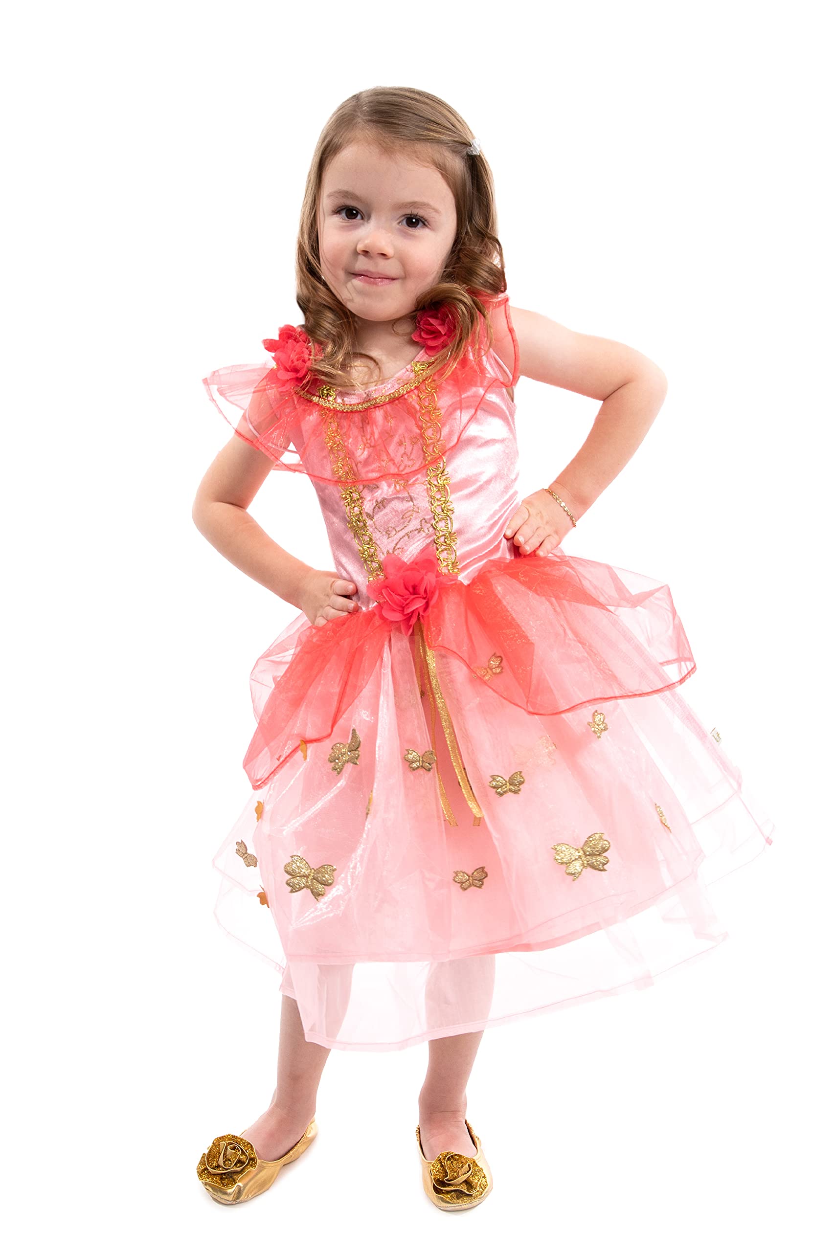 Little Adventures Butterfly Fairy Dress Up Costume for Girls - Kids Pretend Play Costume for Halloween, Birthday Parties & Dress Up Fun