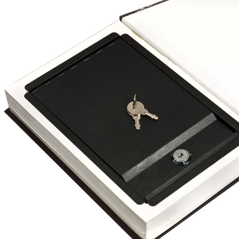 Barska AX11682 Real Paper Book Key Lock Box - Secure Hidden Safe for Home, Office & Travel - Discreet Storage for Keys, Cash & Valuables