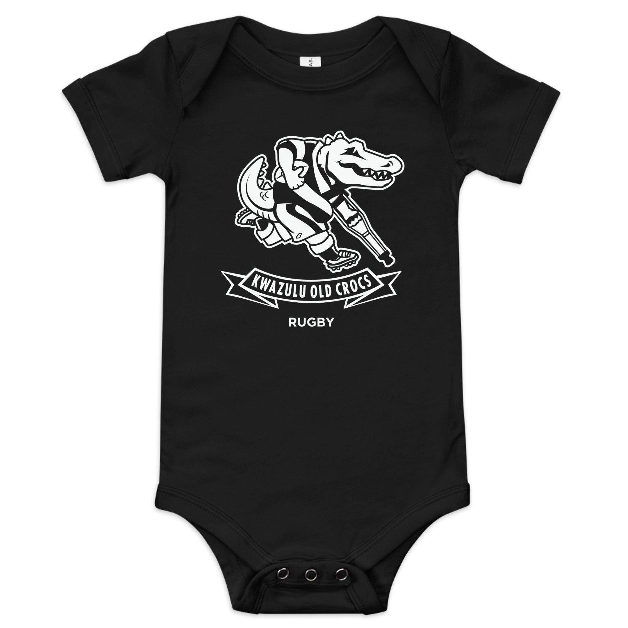 KwaZulu Old Crocs Baby Onesie - Soft Cotton Infant Bodysuit for Boys & Girls | Perfect for Playtime, Nursery & Family Outings