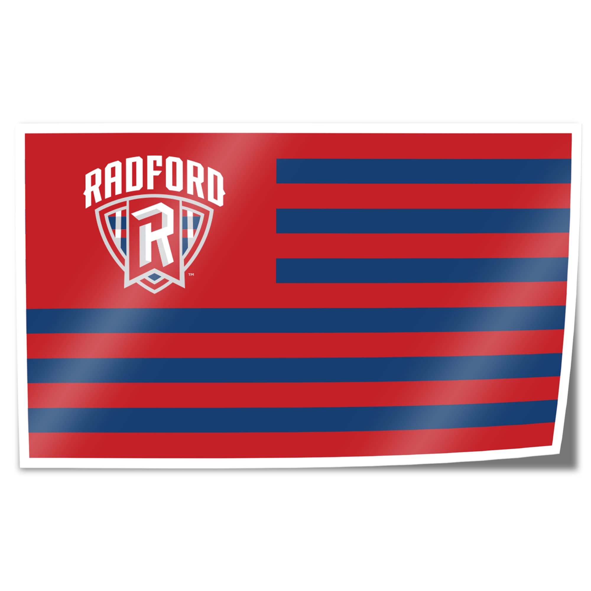 Radford University Highlanders Vinyl Decal Sticker - Durable Laptop, Water Bottle, Car & Scrapbook Decoration - Perfect for School Spirit, College Pride & Fan Gifts