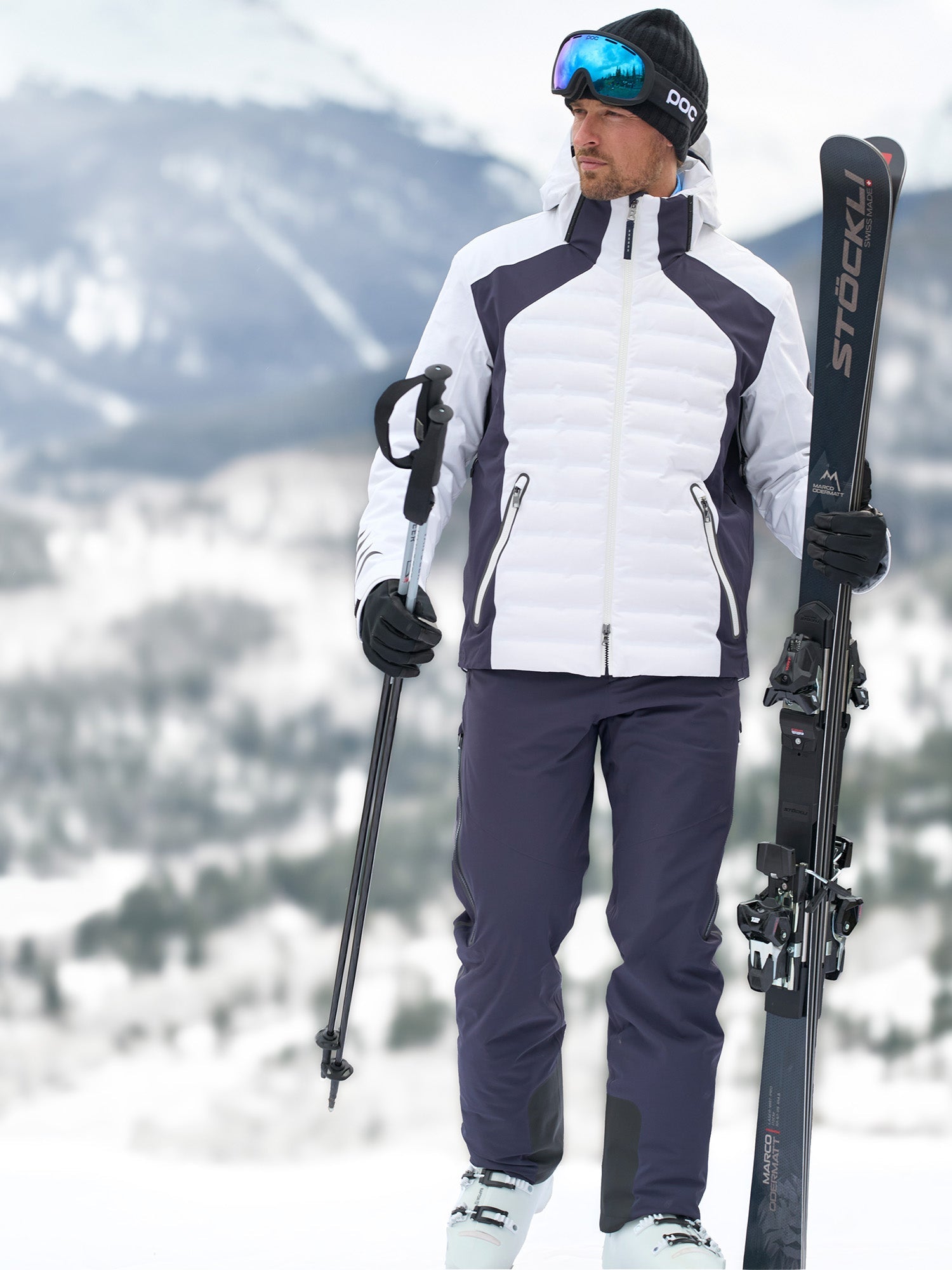 Fovea Mid Clarity Photochromic Ski Goggles - UV Protection & Anti-Fog Lens for Snowboarding, Cycling & Outdoor Sports