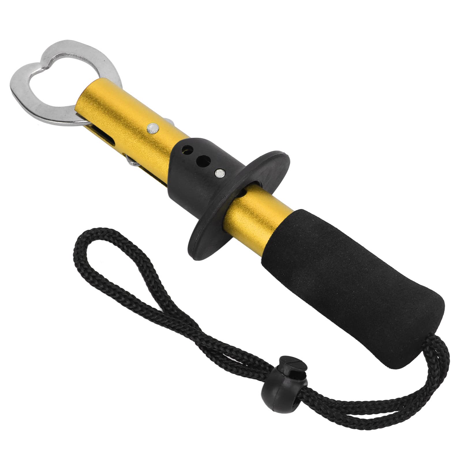 Qqmora Stainless Steel Fish Lip Gripper - High Efficiency Anti-Slip Fishing Tool for Bass, Trout & Catfish | Perfect for Catch & Release, Kayak Fishing & Outdoor Adventures