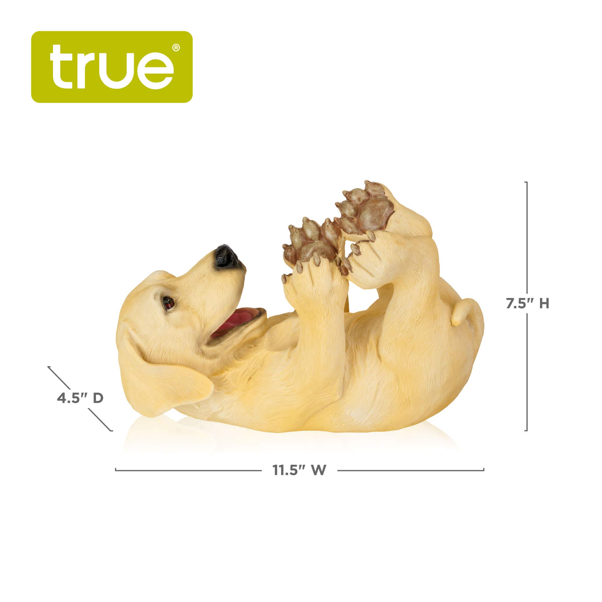 True Lab Playful Pup Bottle Holder - Decorative Wine Rack for Kitchen Countertop, Tabletop, Bar & Home Decor - Perfect for Wine Storage & Kitchen Organization (Set of 1)