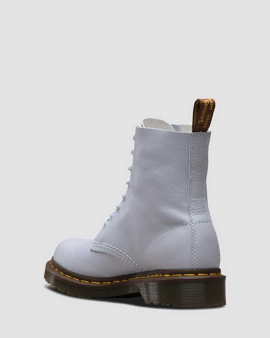 Dr. Martens 1460 Pascal Virginia Blue Moon Boots - Classic 8-Eye Lace-Up Ankle Boots for Men & Women | Perfect for Casual Wear, Work & Outdoor Adventures