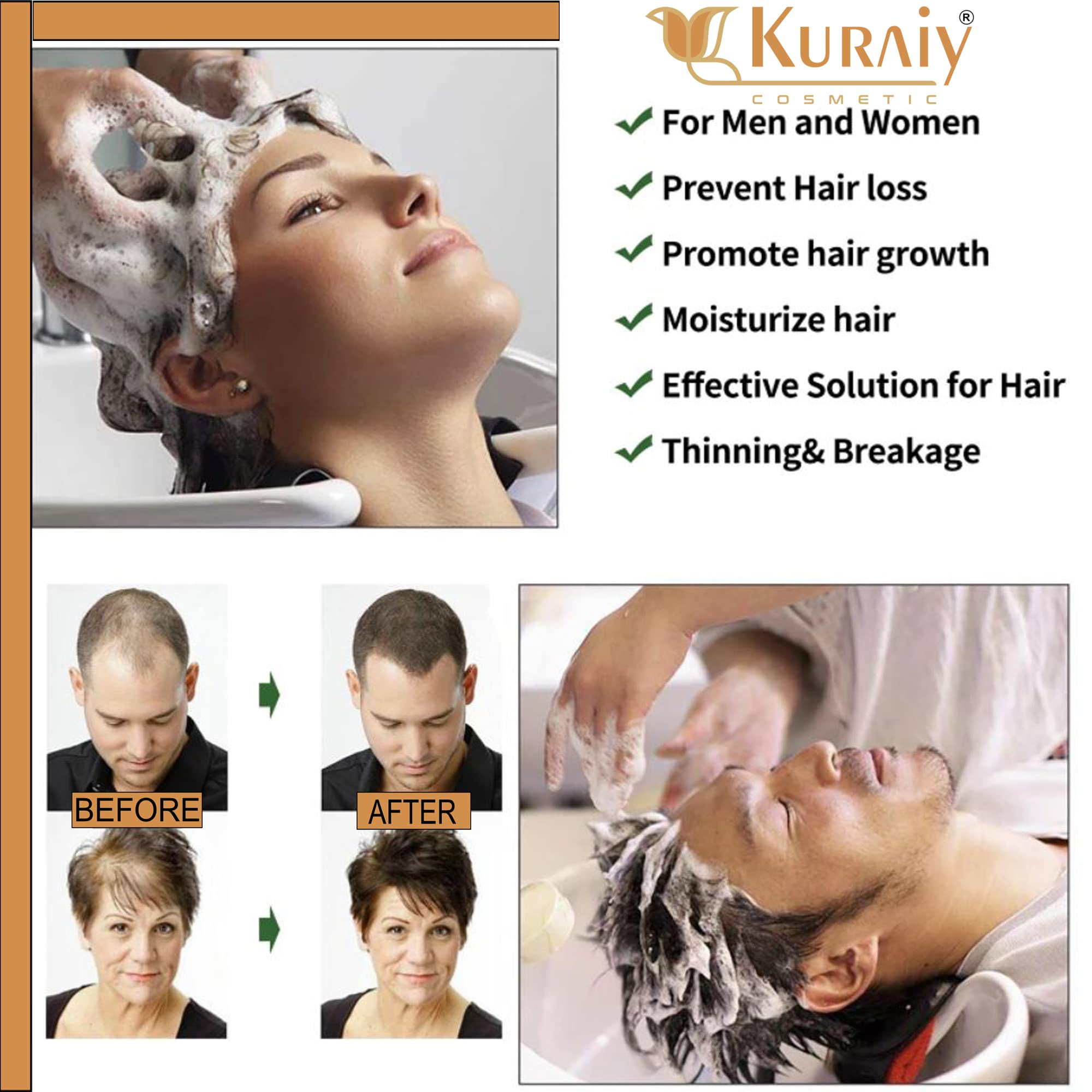 Kuraiy Fenugreek Daily Shine Hair Conditioner - Moisturizing Treatment for Dull, Frizzy Hair - Softens, Smooths & Adds Shine - 200ml - Perfect for Dry Damaged Hair Care & Daily Hydration