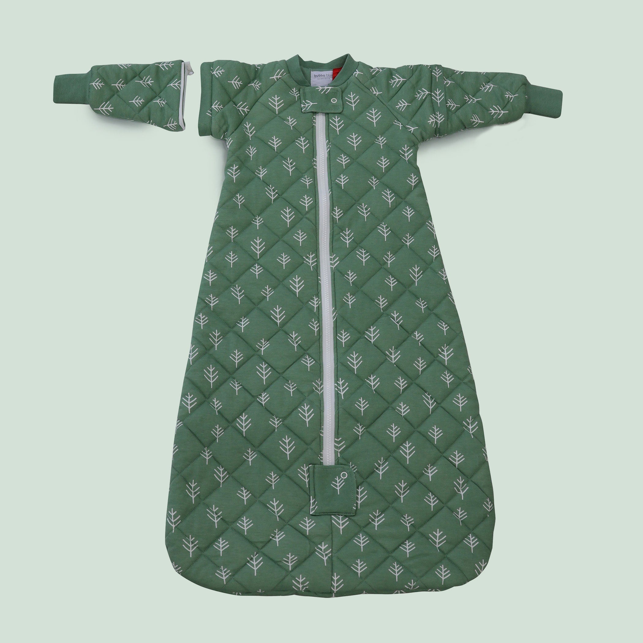 Nordic 2.5 TOG & 3.5 TOG Baby Sleep Suit and Convertible Sleep Bag Bundle - Forest Print - Perfect for Nursery, Daycare and Travel