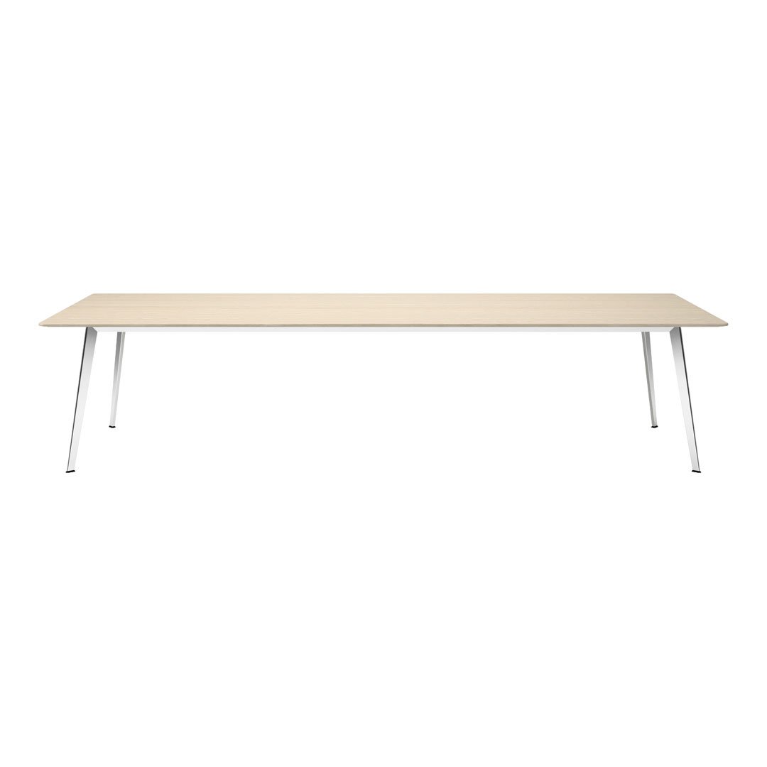Modern Rectangular JW Dining Table - Solid Wood Kitchen Table for 6-8 People - Perfect for Family Dinners & Entertaining Guests