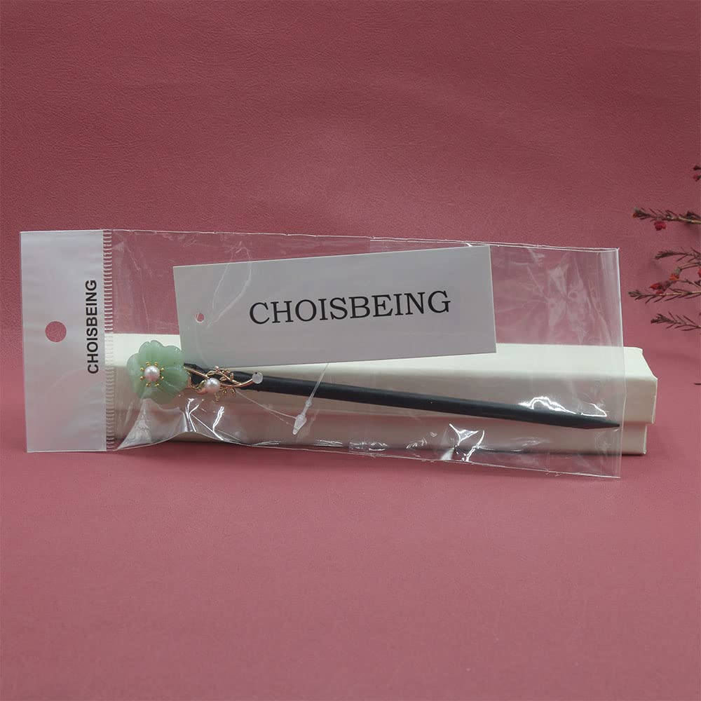 7.08 Inch Wooden Hair Sticks for Women - Chinese Style Hair Pins for Long Hair Buns & Updos - Perfect for Weddings, Cosplay, and Traditional Hairstyles