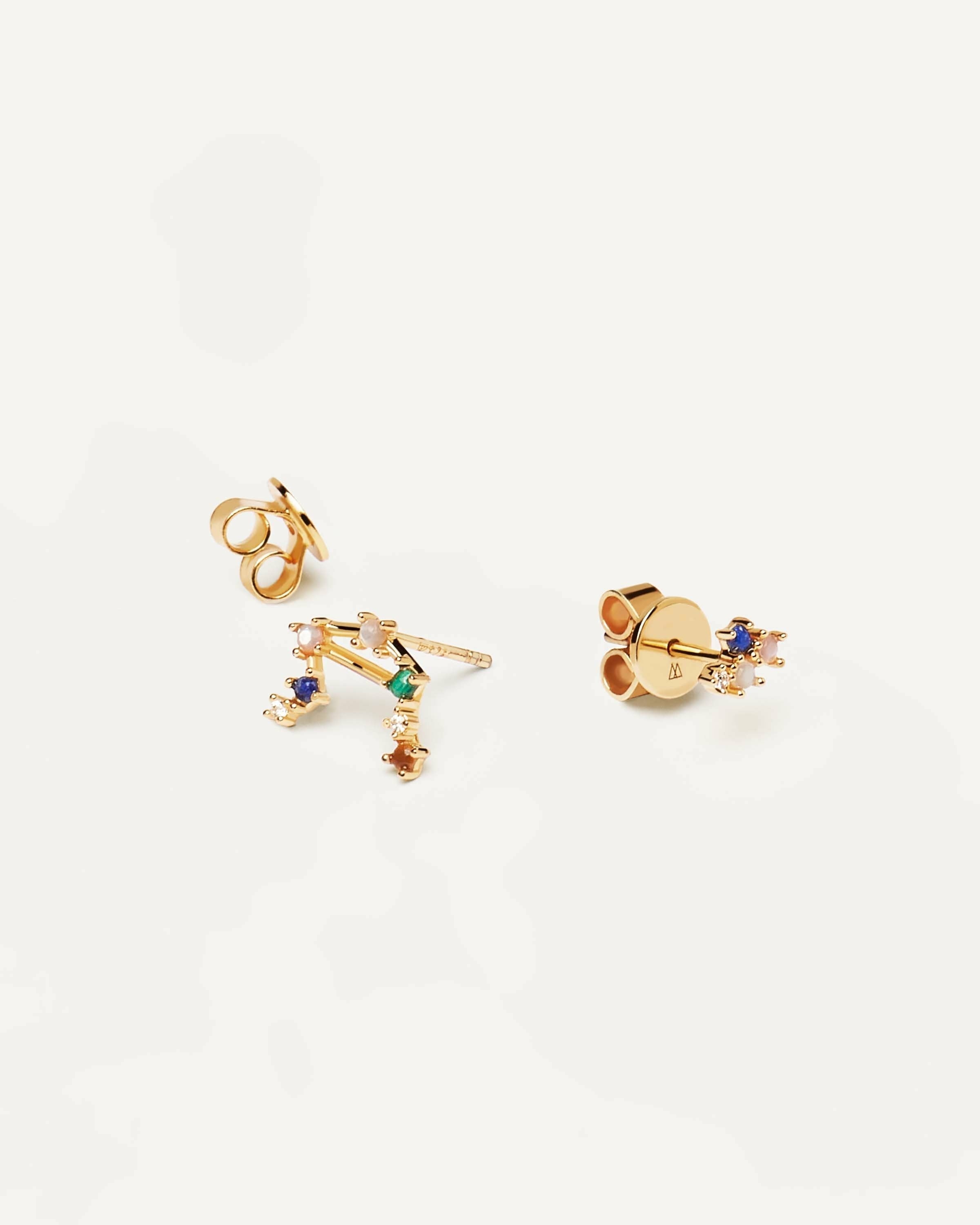 Libra Zodiac Sign Earrings for Women - Elegant Gold & Silver Constellation Jewelry for Daily Wear & Special Occasions