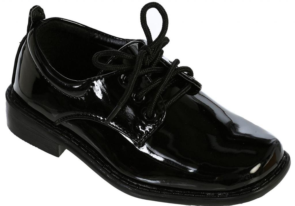 iGirlDress Boys Patent Matte Dress Oxford Shoes for Special Occasions - Christening, First Communion, Wedding & Formal Events | Perfect for Church Ceremonies and Dressy Occasions