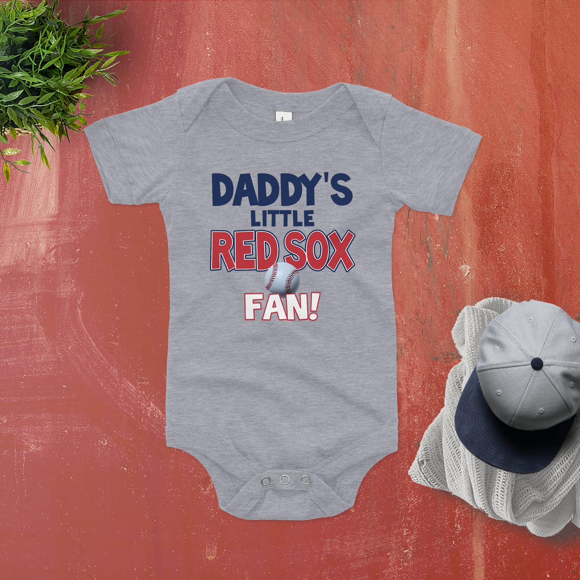 Baby Red Sox Fan Bodysuit - Cute Baseball Outfit for Game Day