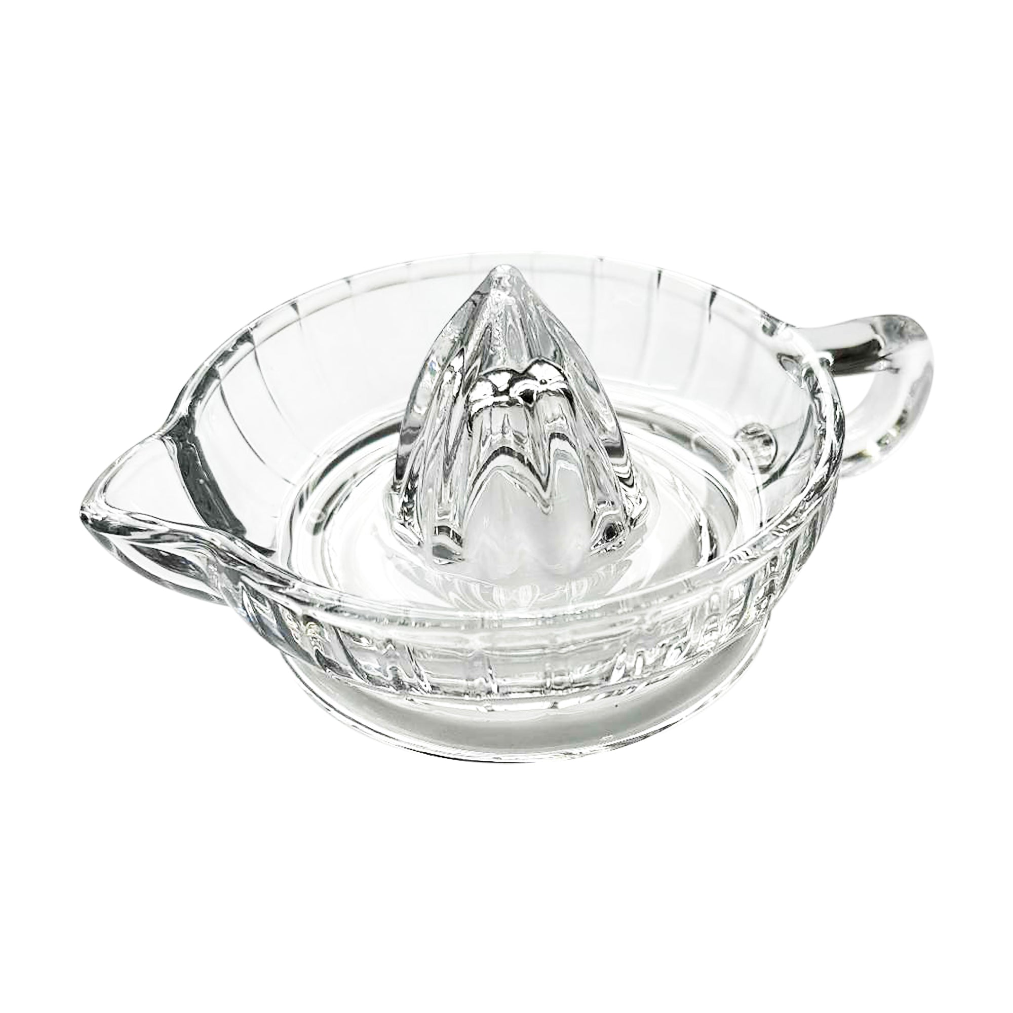 Fox Run Glass Citrus Juicer - Manual Orange Lemon Lime Squeezer - Perfect for Fresh Juice, Cocktails & Baking - Durable Kitchen Tool for Bars, Restaurants & Home Use