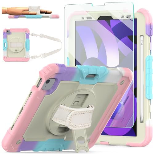 Light Pink Case + Glass Screen Protector