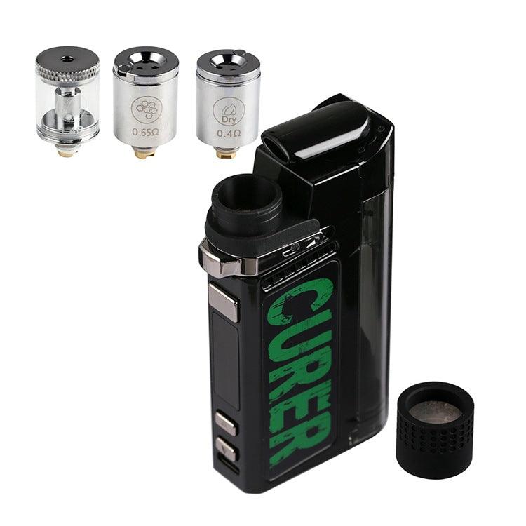 LTQ Curer Kit 3-in-1 Dry Herb Wax & Oil Vaporizer - 1500mAh Rechargeable Battery for Portable Vaping | Perfect for Home Use, Travel & Outdoor Activities