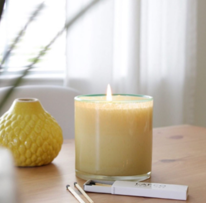 LAFCO French Lilac Scented Candle - Premium Home Fragrance for Relaxation & Aromatherapy - Perfect for Bedroom, Bathroom & Living Room Decor