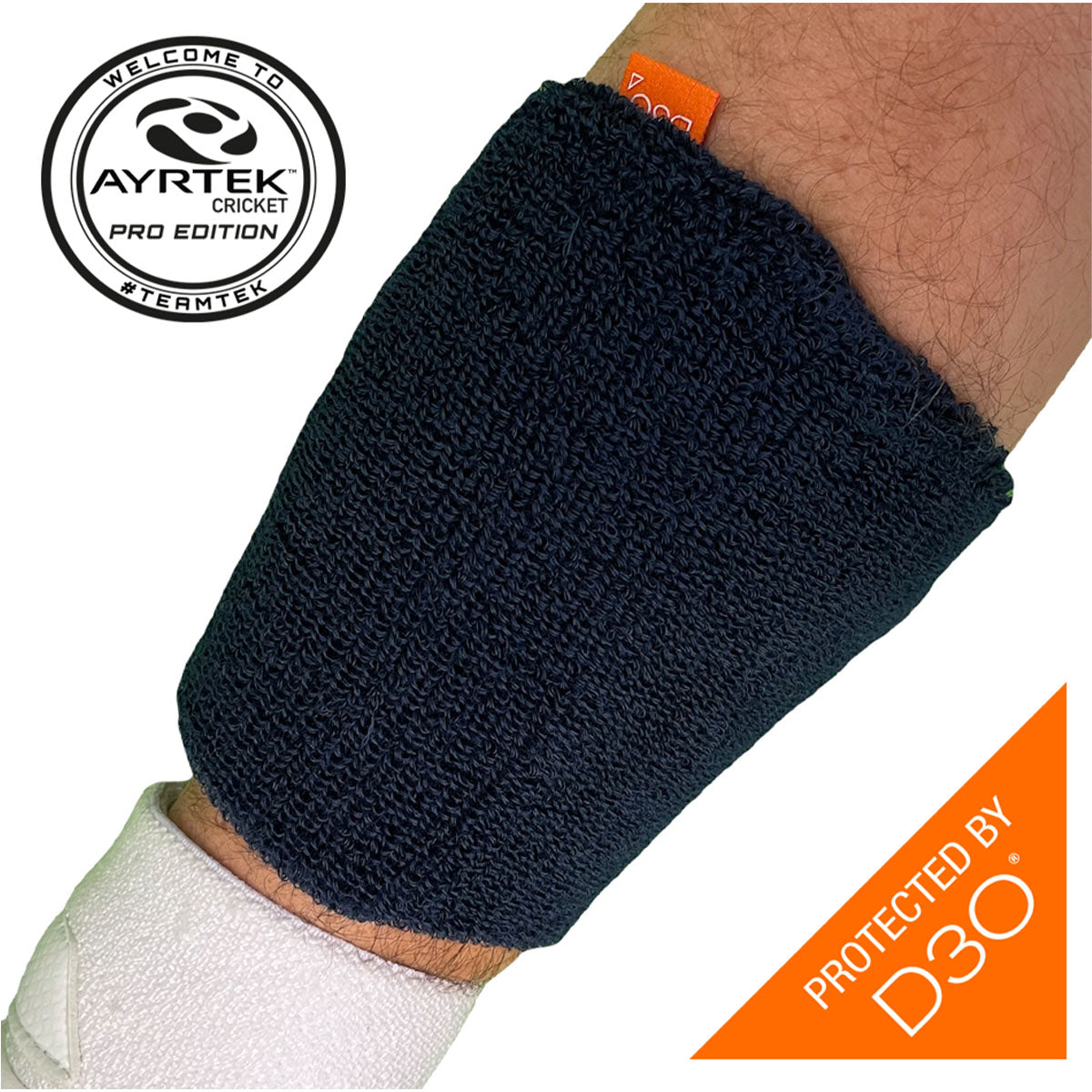Ayrtek Jumbo PRO Hybrid Cricket Sweatband - Breathable Moisture Wicking Wristbands for Cricket, Tennis & Sports - Stay Dry & Comfortable During Intense Workouts