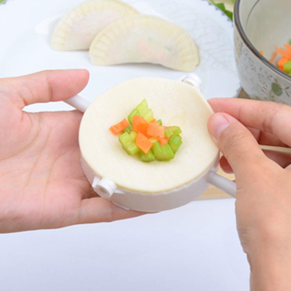 3-Piece Dumpling Mold Set for Pierogi, Turnover, Ravioli & Empanada - Dough Press & Pastry Maker for Homemade Dumplings - Perfect for Kitchen, Party Snacks & Meal Prep