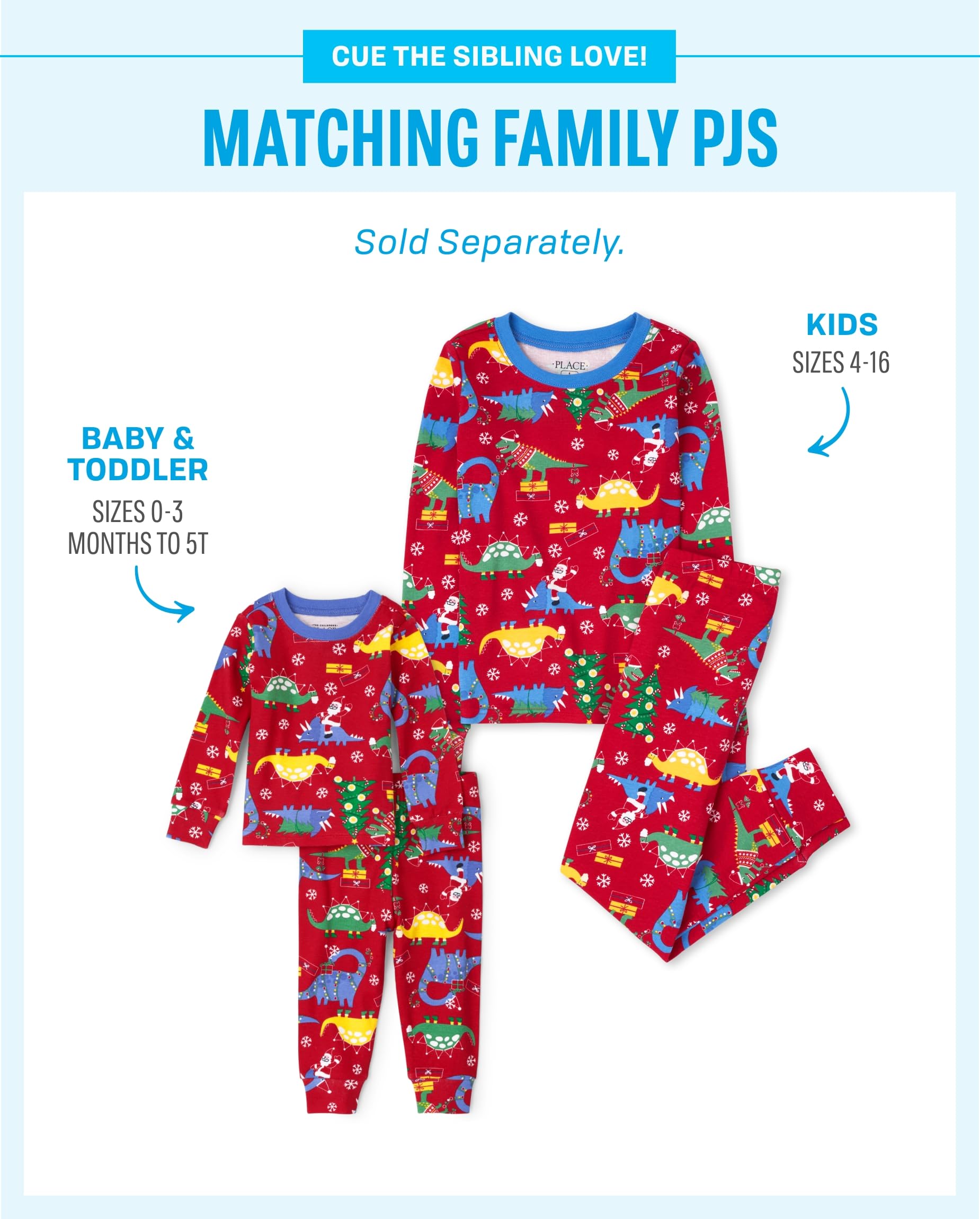 Kids' Christmas Pajama Sets - Family Matching Cotton Pajamas for Holiday Photos