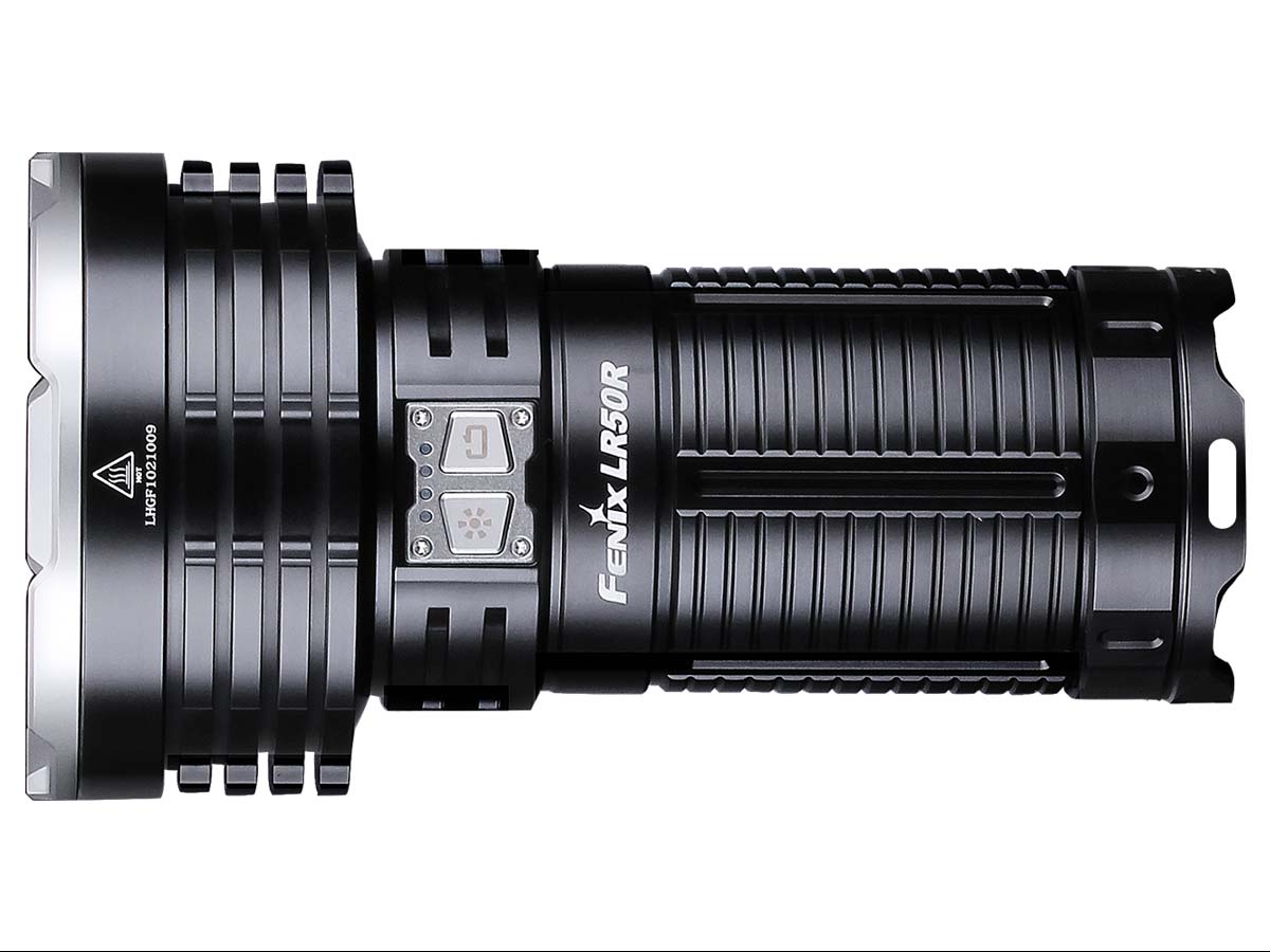 Fenix LR50R Rechargeable Flashlight - 12000 Lumen Ultra Bright LED Spotlight for Camping, Hiking, Emergency & Outdoor Adventures