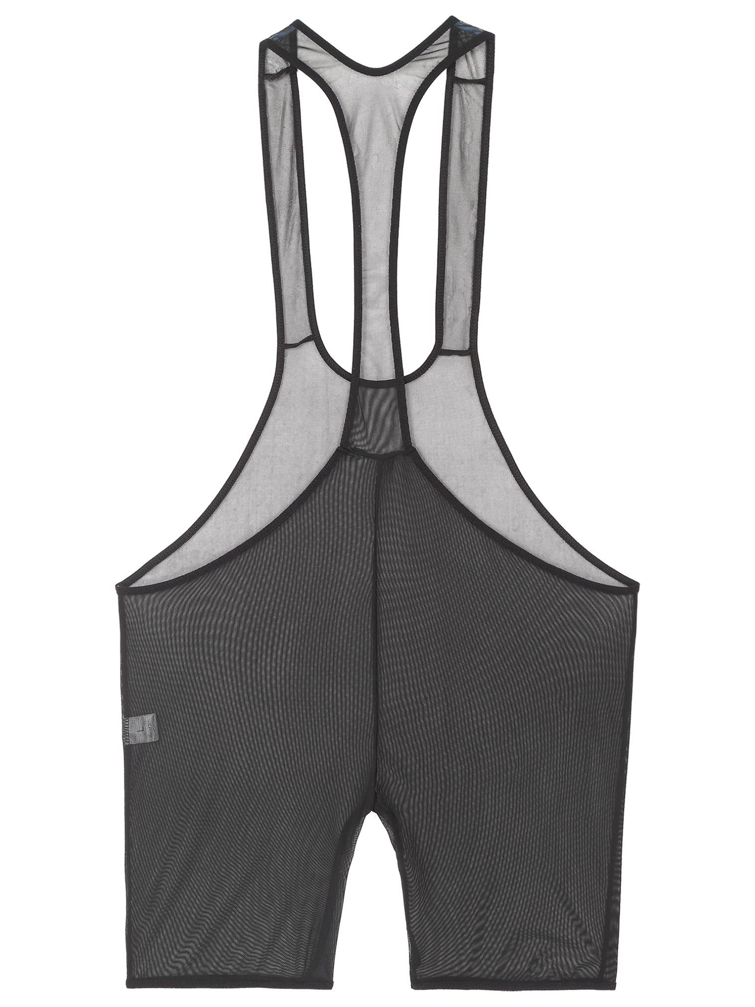 FEESHOW Men's Sexy Mesh Bodysuit - Wrestling Singlet Underwear for Men, Fitness Lingerie Jumpsuit with Breathable Fabric - Perfect for Gym Workouts, Wrestling Matches & Cosplay Costumes