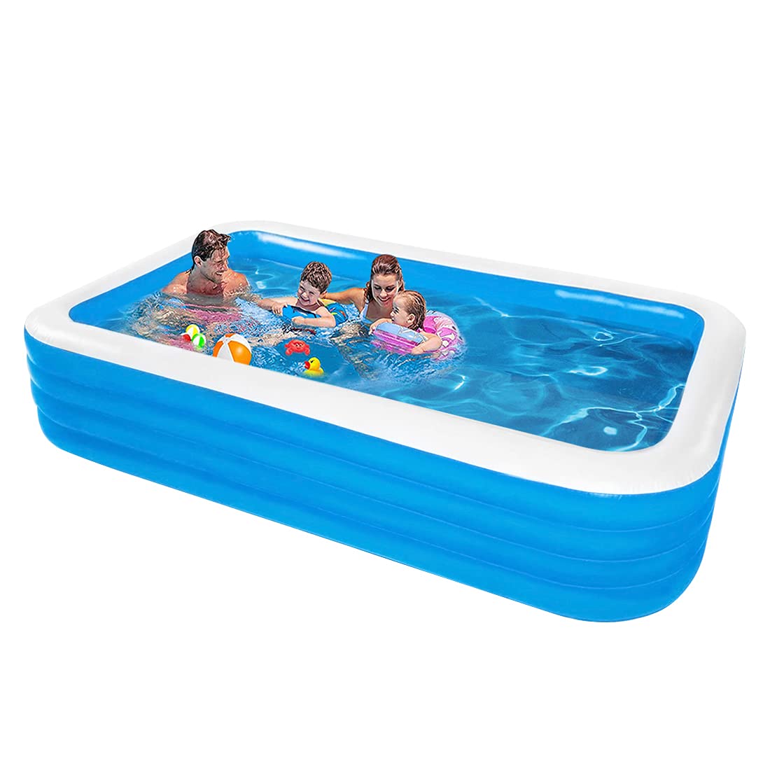 **Large Inflatable Swimming Pool for Kids & Adults - 125