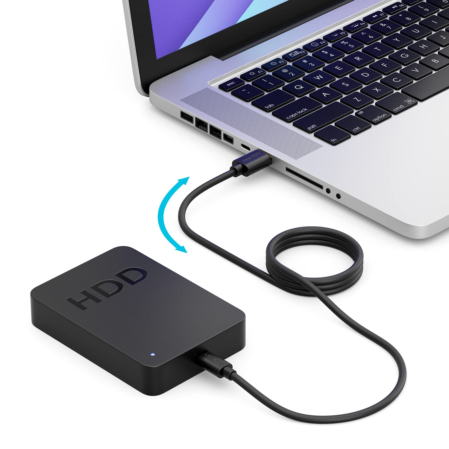 deleyCON 2m High-Speed Mini USB 2.0 Cable - Charging & Data Sync for Smartphones, Tablets, GPS, Microphones - USB A Male to Mini B Connector - Black - Perfect for Home, Office & Travel Use