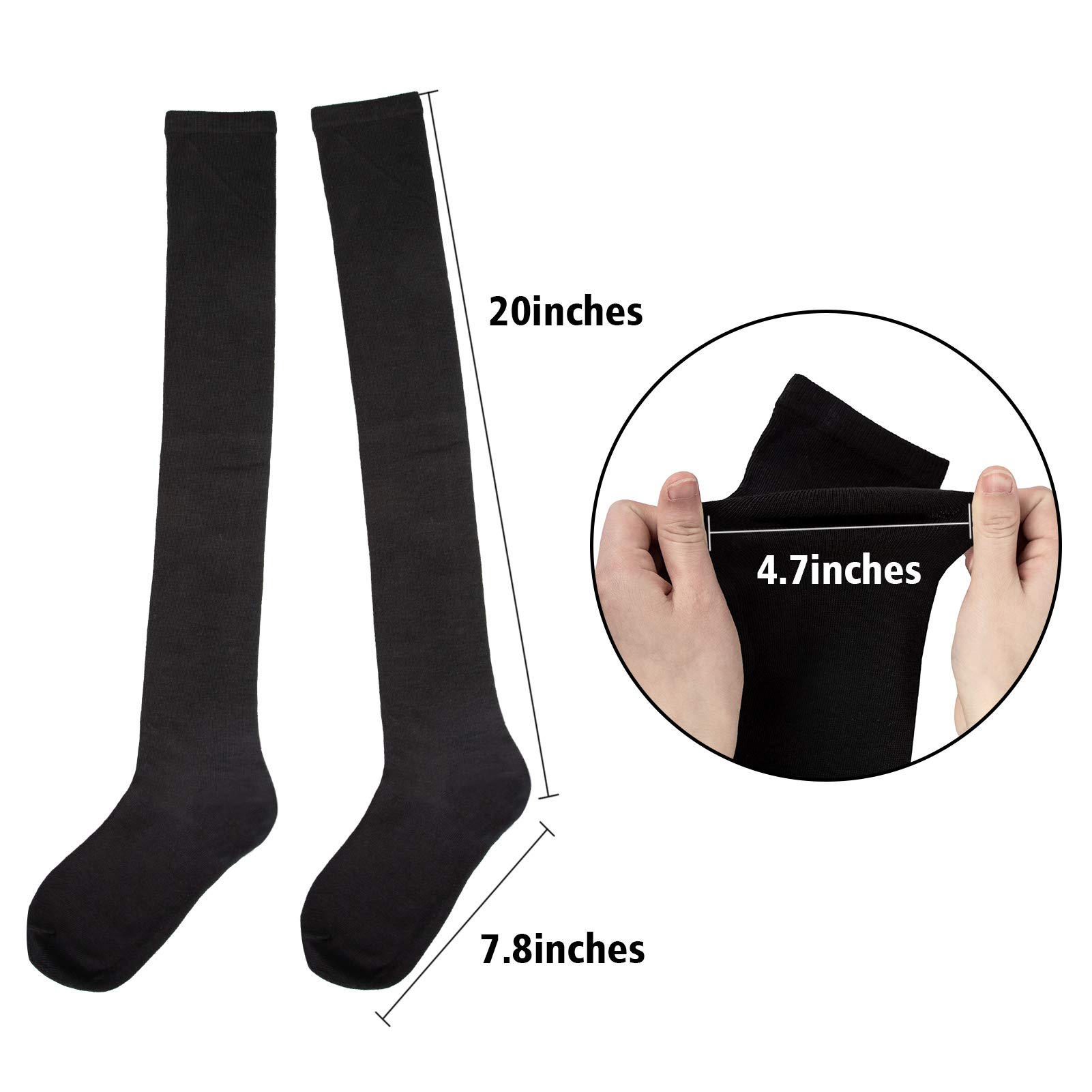 Women's Thigh High Socks - Casual Over The Knee Stockings for Anniversaries & Holidays - Perfect for Christmas Gifts, Party Outfits and Winter Fashion