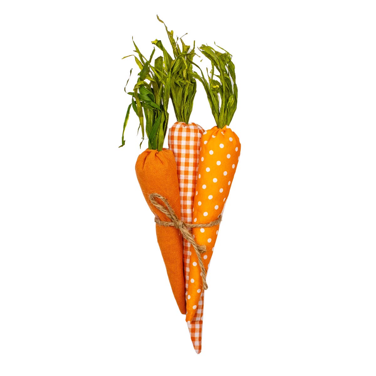 Easton Fabric Carrots - Set of 3 Realistic Artificial Carrot Decor for Home, Kitchen, Easter, and Fall Decorations | Perfect for Table Centerpieces, Gift Baskets, and Seasonal Displays