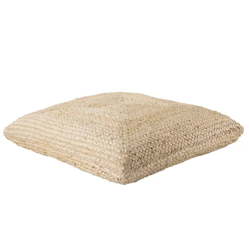 Jaipur Living Saba Natia Pouf - Stylish Handmade Ottoman Footstool for Living Room, Bedroom & Lounge - Perfect for Home Decor, Extra Seating & Relaxation