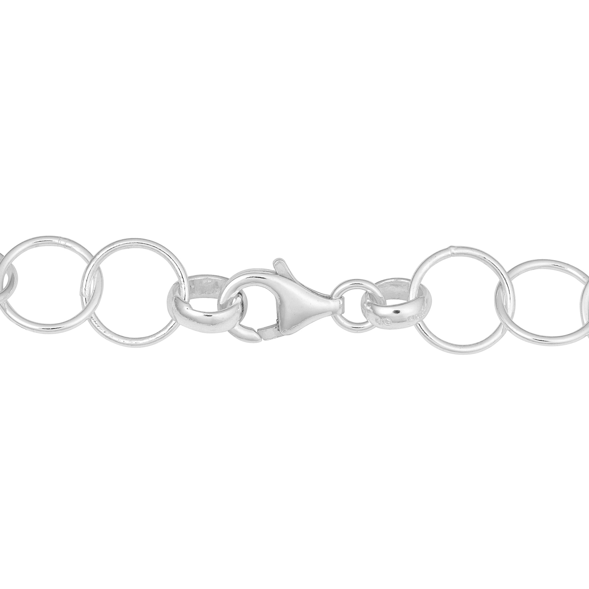 Sterling Silver High Polish 10mm Round Link Necklace 42 Inch - Elegant Everyday Jewelry for Women, Perfect for Gifts, Parties & Special Occasions
