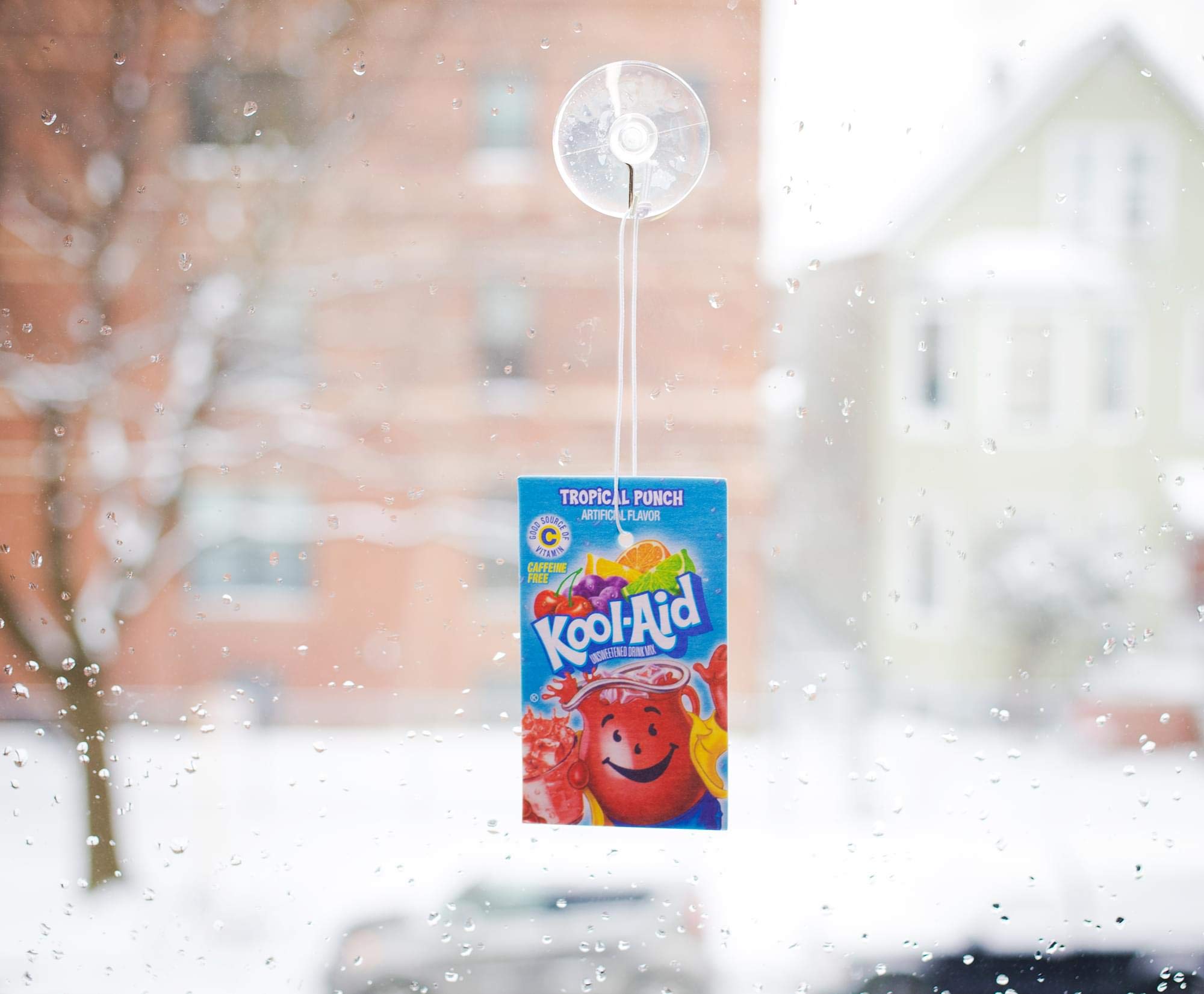 Kool-Aid Packet Car Air Freshener Set of 3 - Tropical Punch, Blue Raspberry & Orange Scents | Long-Lasting Odor Eliminator for Car, Home & Office | Perfect for Road Trips, Work Spaces & Small Rooms