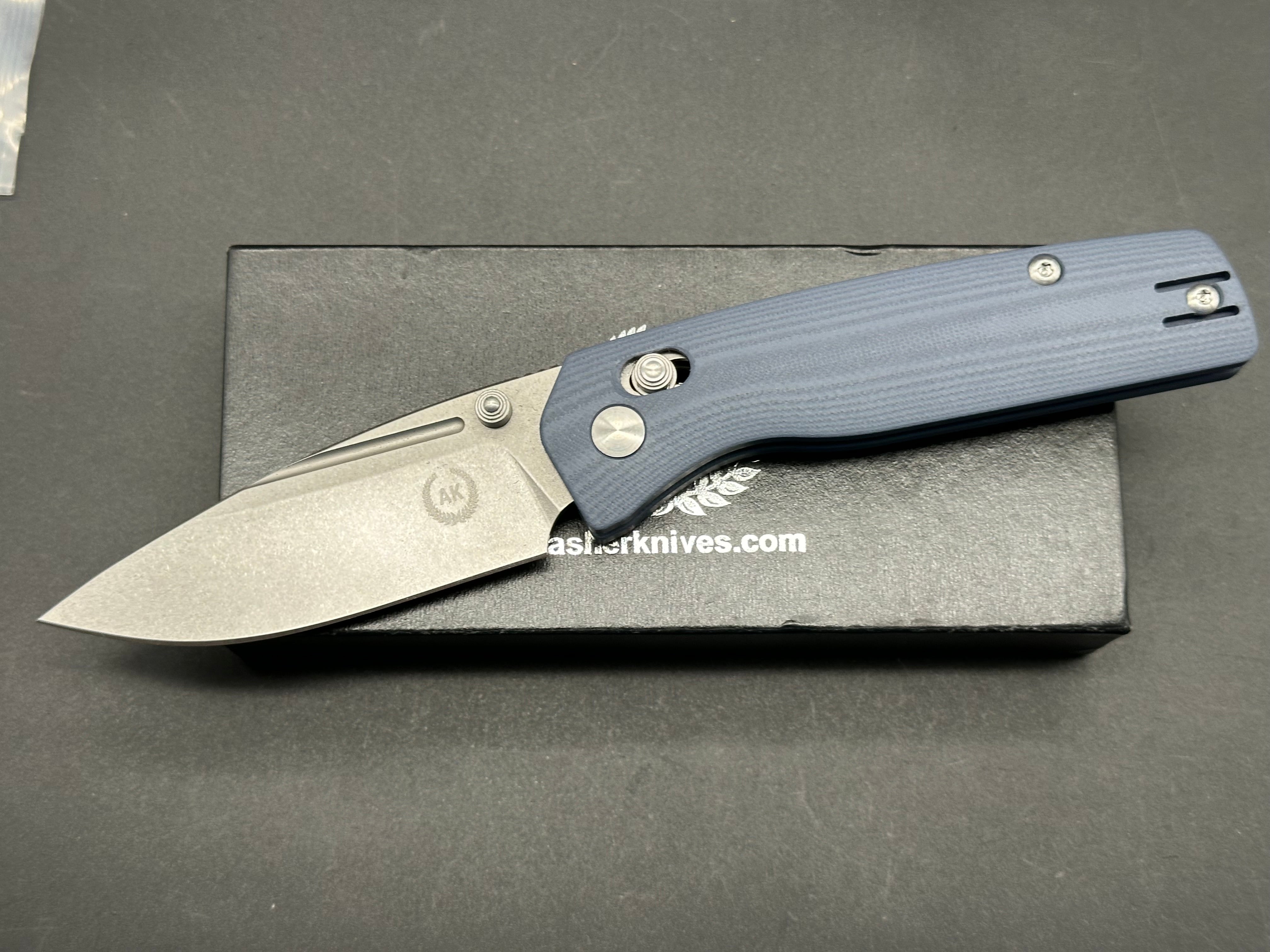 Asher Spiro Crossbar Folding Knife - 3.2