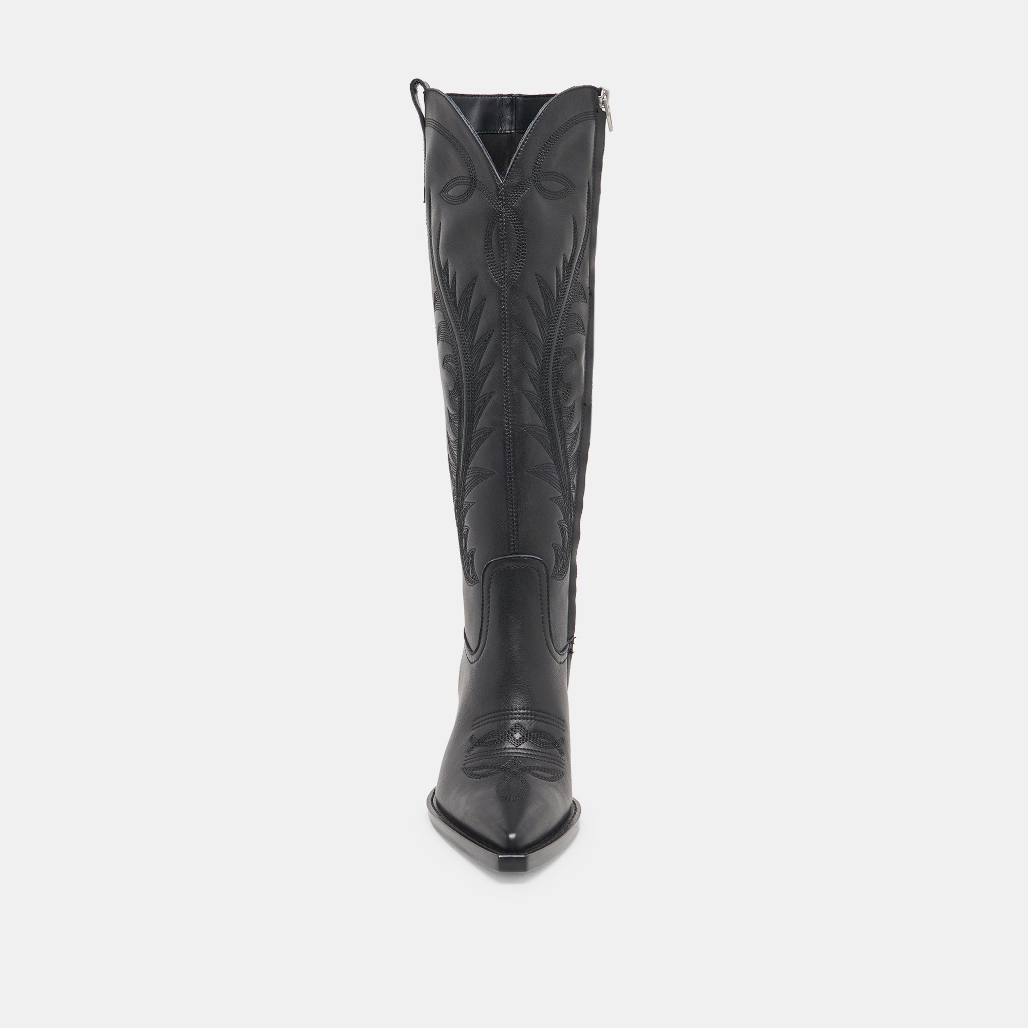 RYATT Wide Calf Boots for Women - Black Leather Knee High Boots for Comfort & Style | Perfect for Work, Casual Wear & Winter Outfits